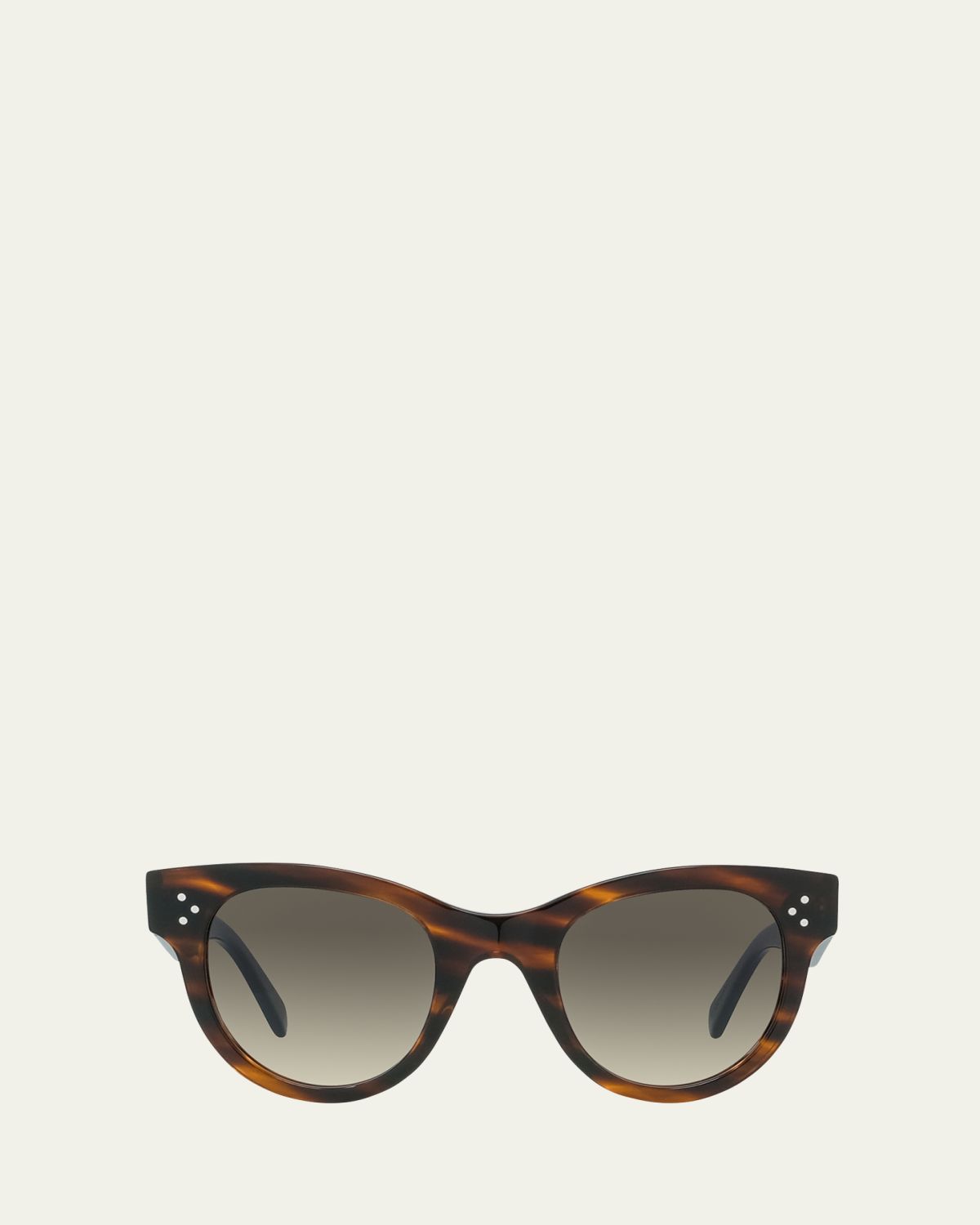 Celine Tortoiseshell Acetate Cat-Eye Sunglasses