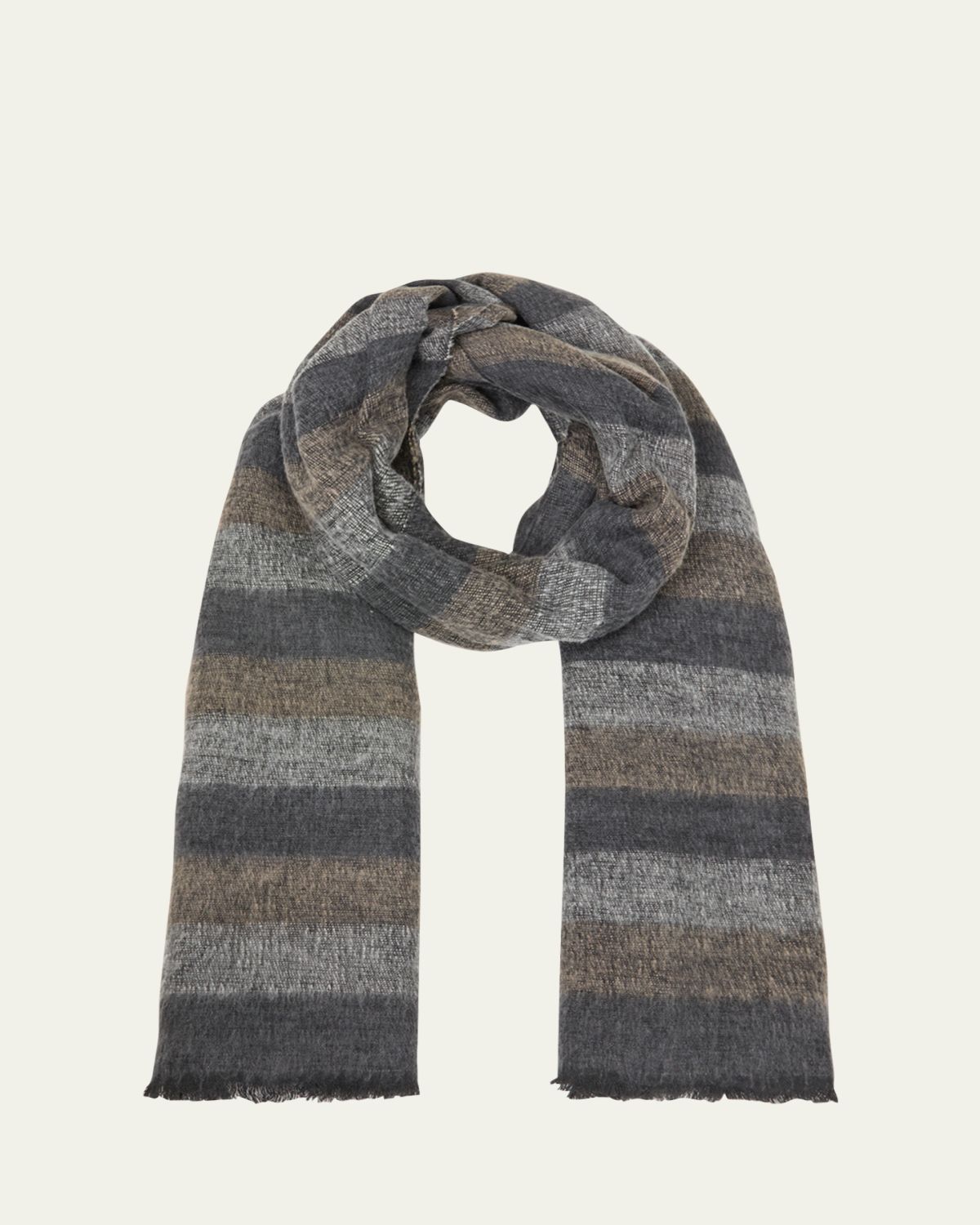 Denis Colomb Hokkaido Striped Shawl