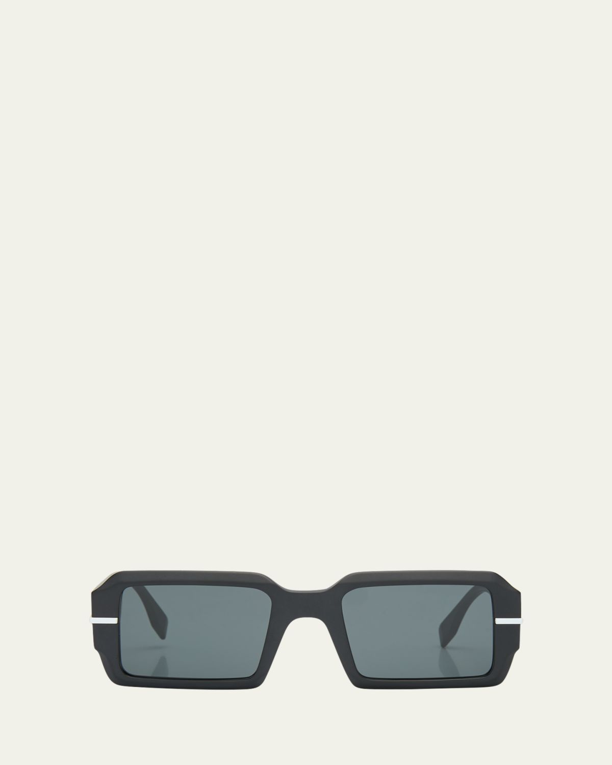 Fendi Men's Raised Logo Rectangle Sunglasses - Women's Accessories