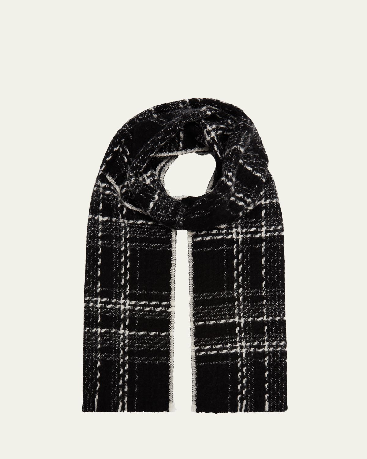 Gorski Cashmere Frayed Scarf