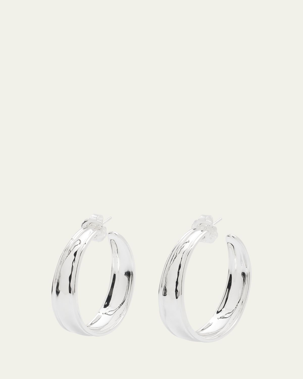 Ippolita Goddess Hoop Earrings in Sterling Silver | Thumbnail 5 Ippolita Goddess Hoop Earrings in Sterling Silver | Thumbnail 5