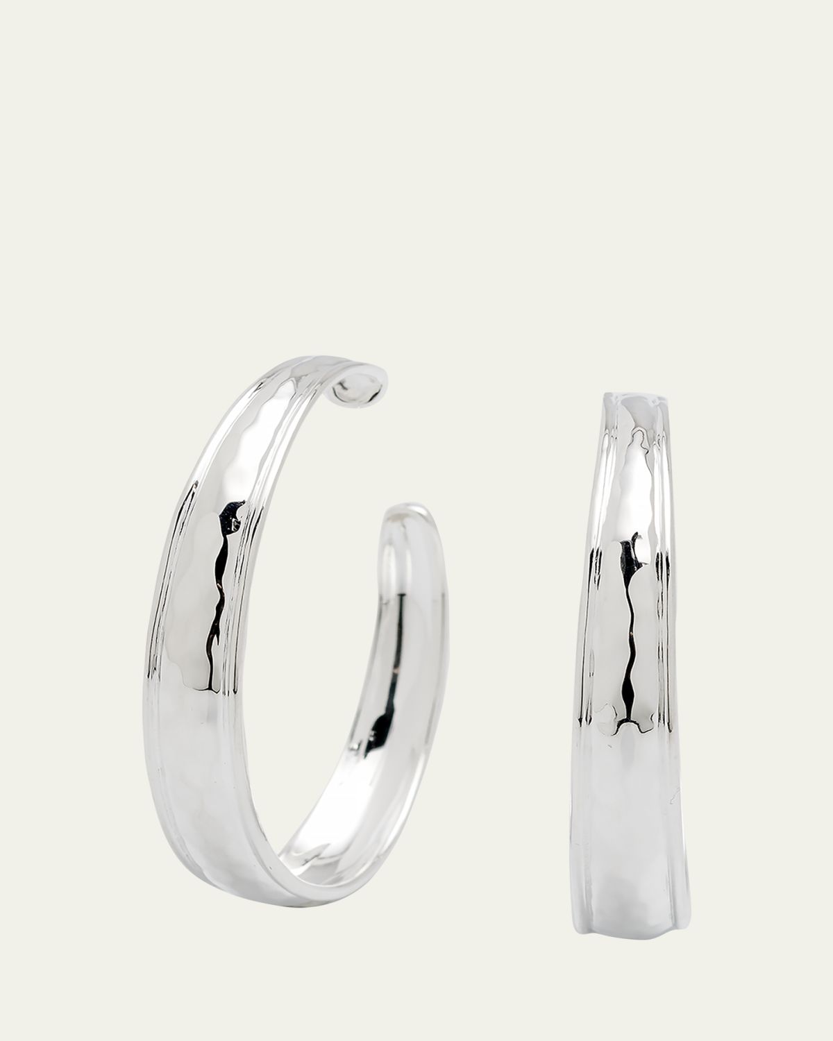 Ippolita Goddess Hoop Earrings in Sterling Silver | Thumbnail 5 Ippolita Goddess Hoop Earrings in Sterling Silver | Thumbnail 5