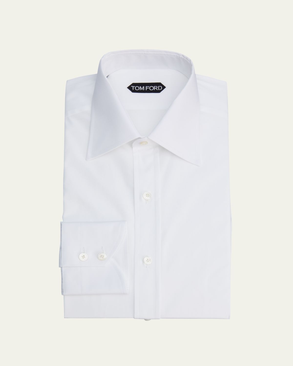 TOM FORD Men's Point Collar Dress Shirt