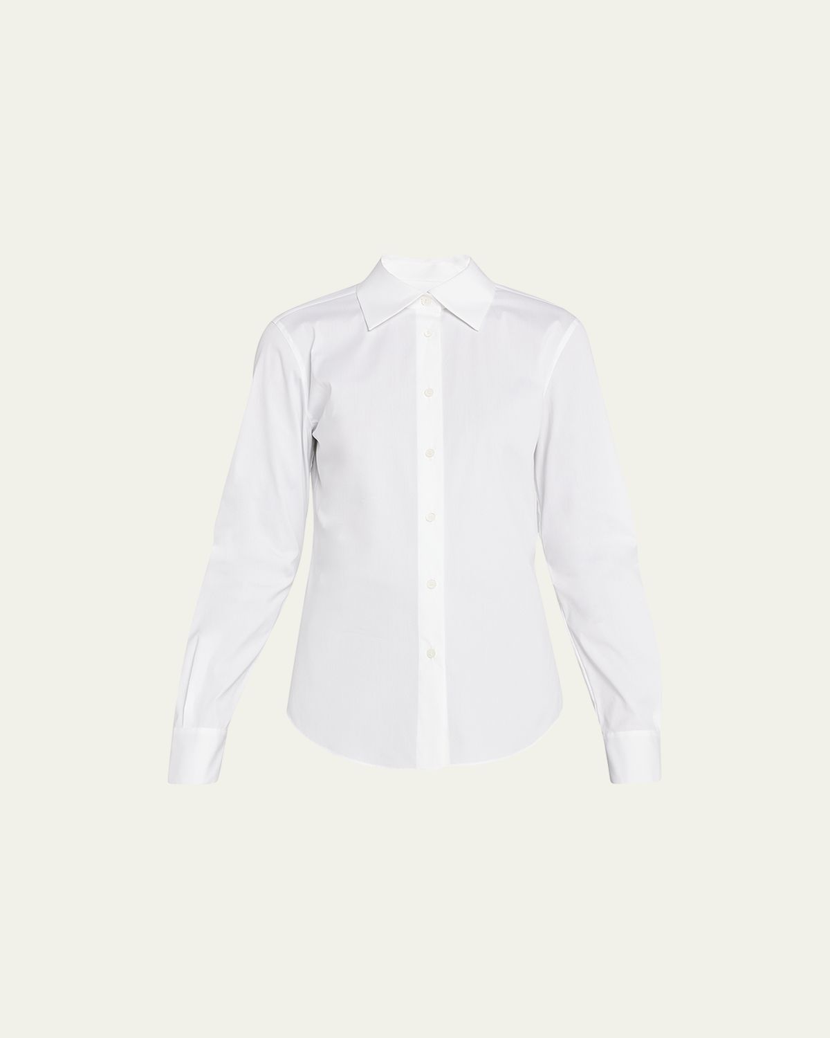 Lafayette 148 New York Button-Down Spread-Collar Shirt