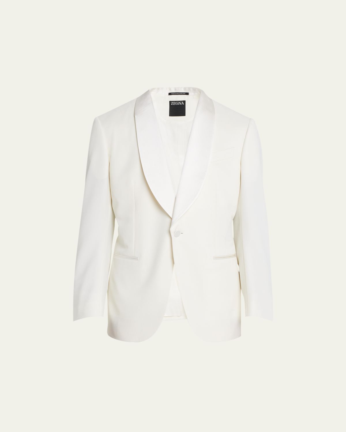ZEGNA Men's Wool Shawl Dinner Jacket