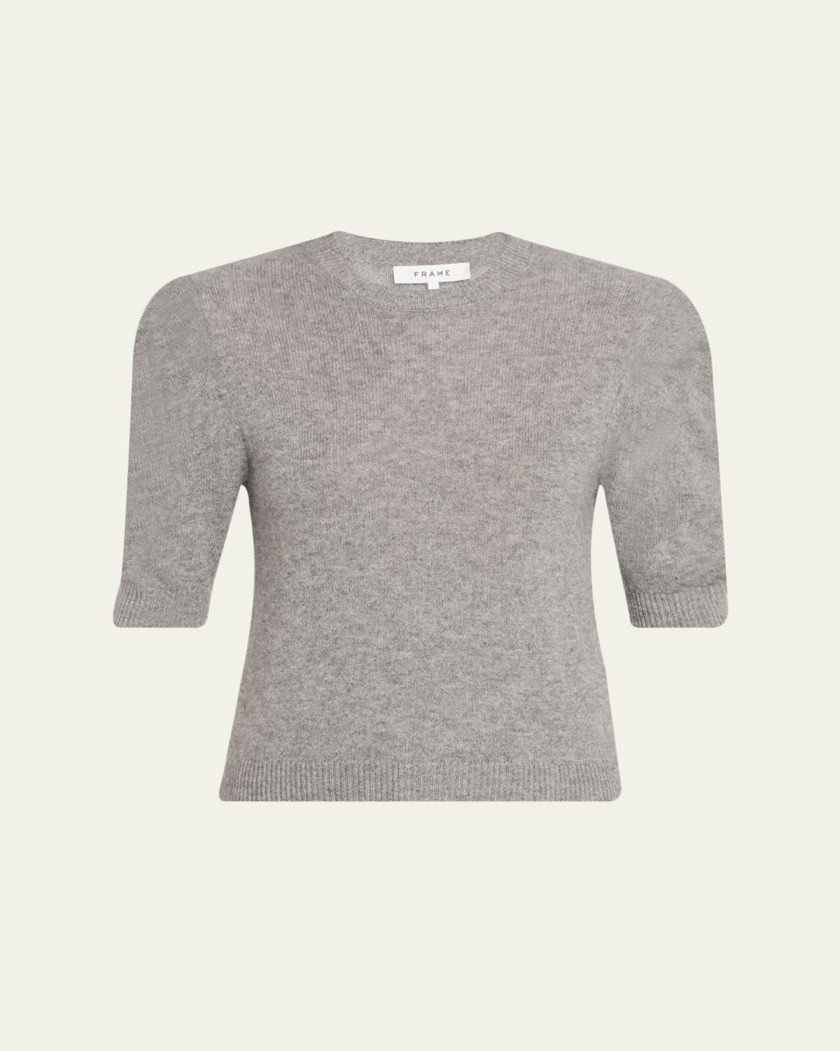 FRAME Ruched Cashmere-Wool Sweater