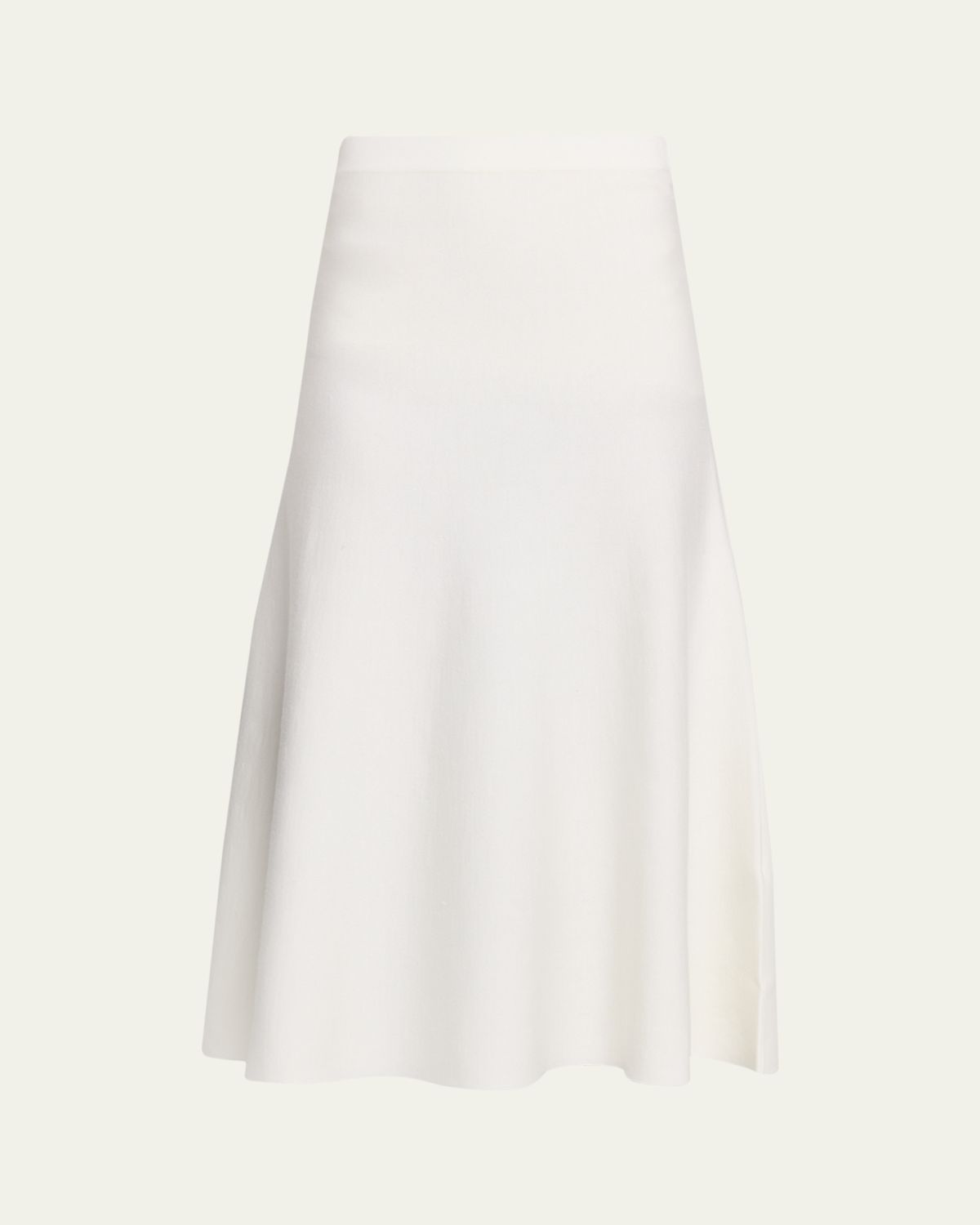 Gabriela Hearst Freddie Midi Wool-Cashmere Skirt