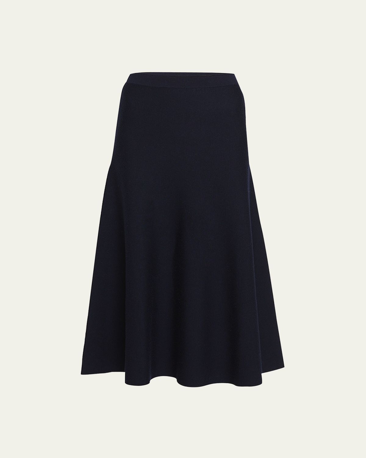 Gabriela Hearst Freddie Midi Wool-Cashmere Skirt