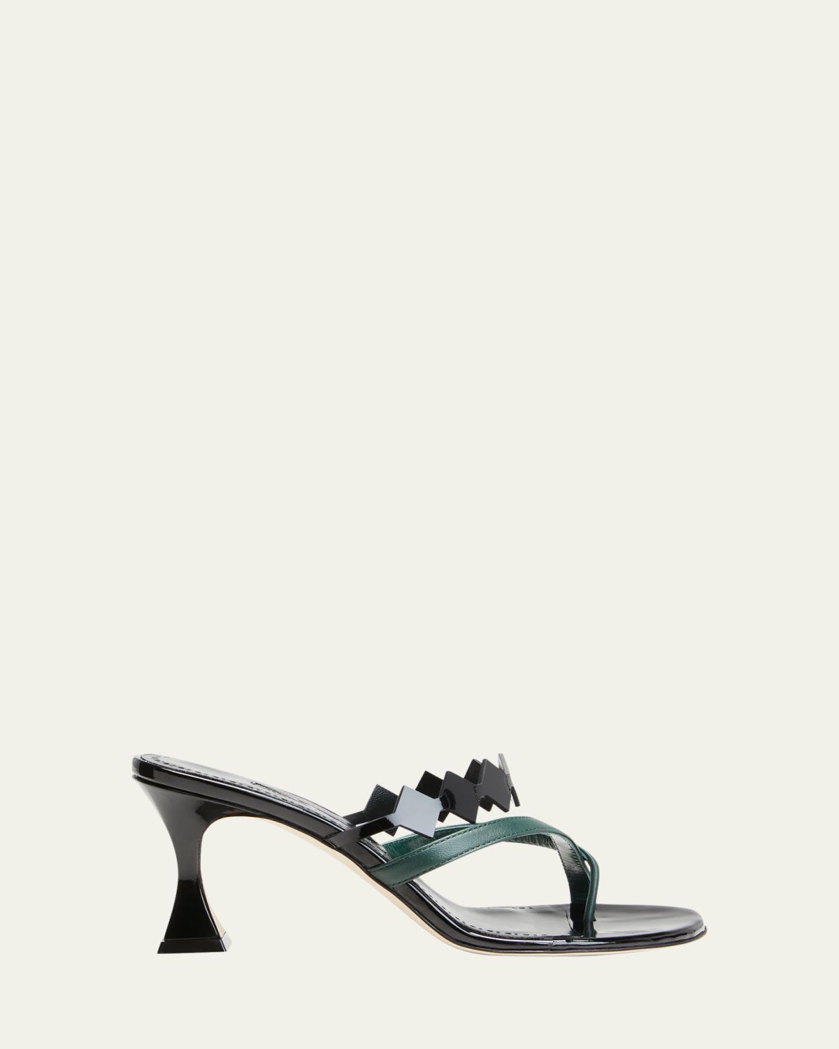 Manolo Blahnik Sulfahi Crisscross Mule Sandals