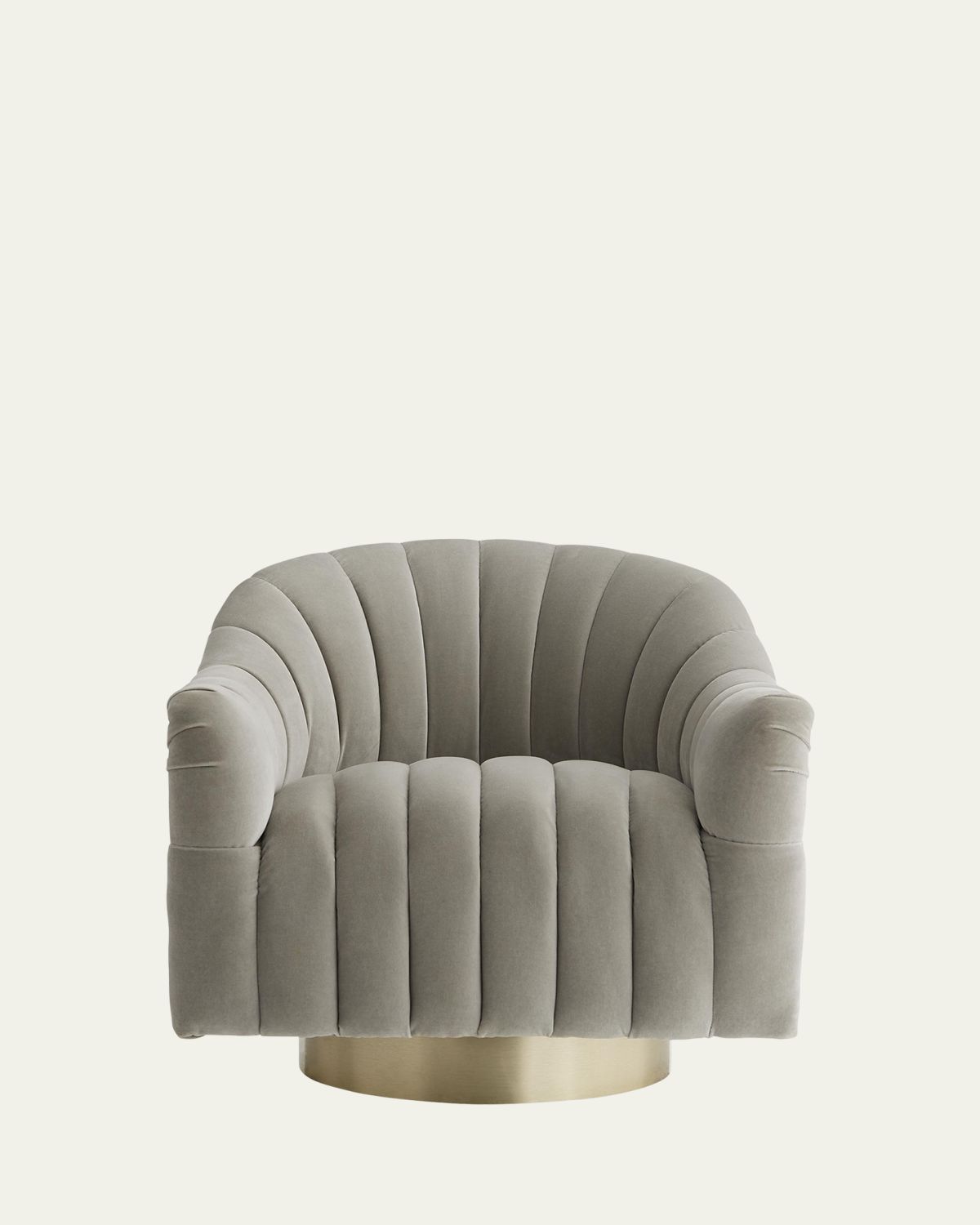 Arteriors Springsteen Velvet Swivel Chair | Thumbnail 5 Arteriors Springsteen Velvet Swivel Chair | Thumbnail 5