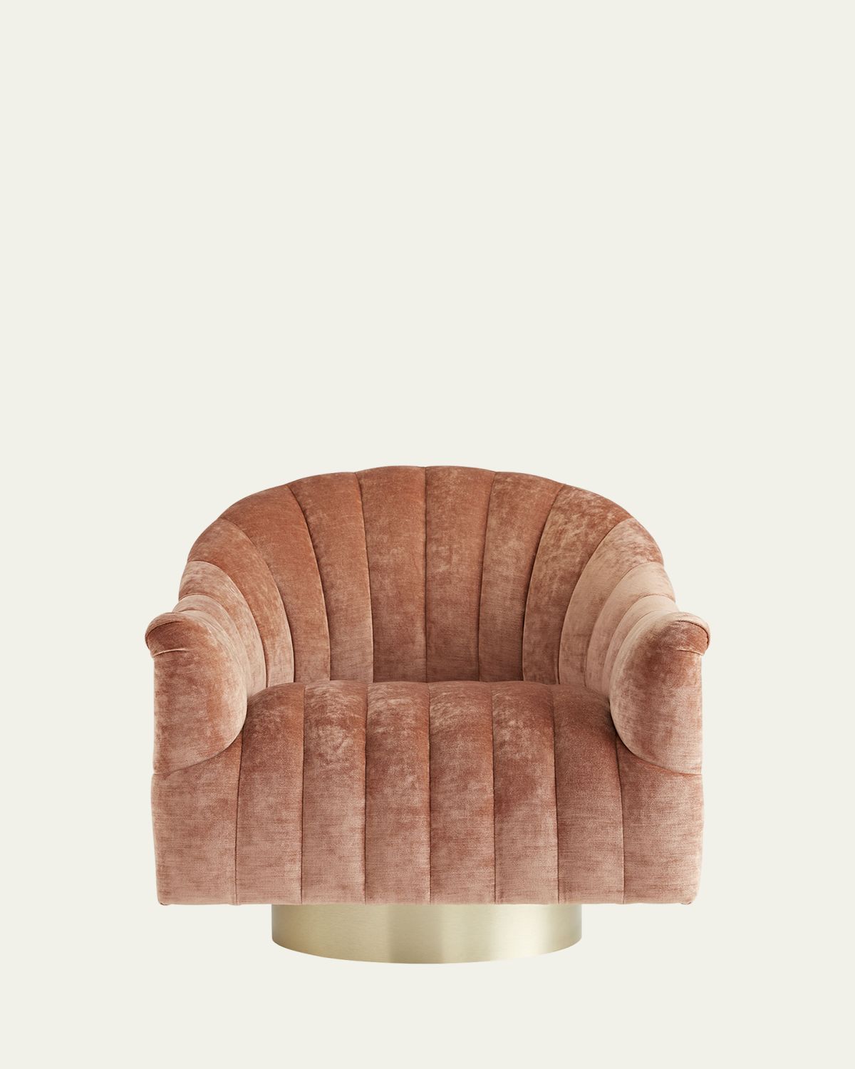 Arteriors Springsteen Velvet Swivel Chair | Thumbnail 4 Arteriors Springsteen Velvet Swivel Chair | Thumbnail 4