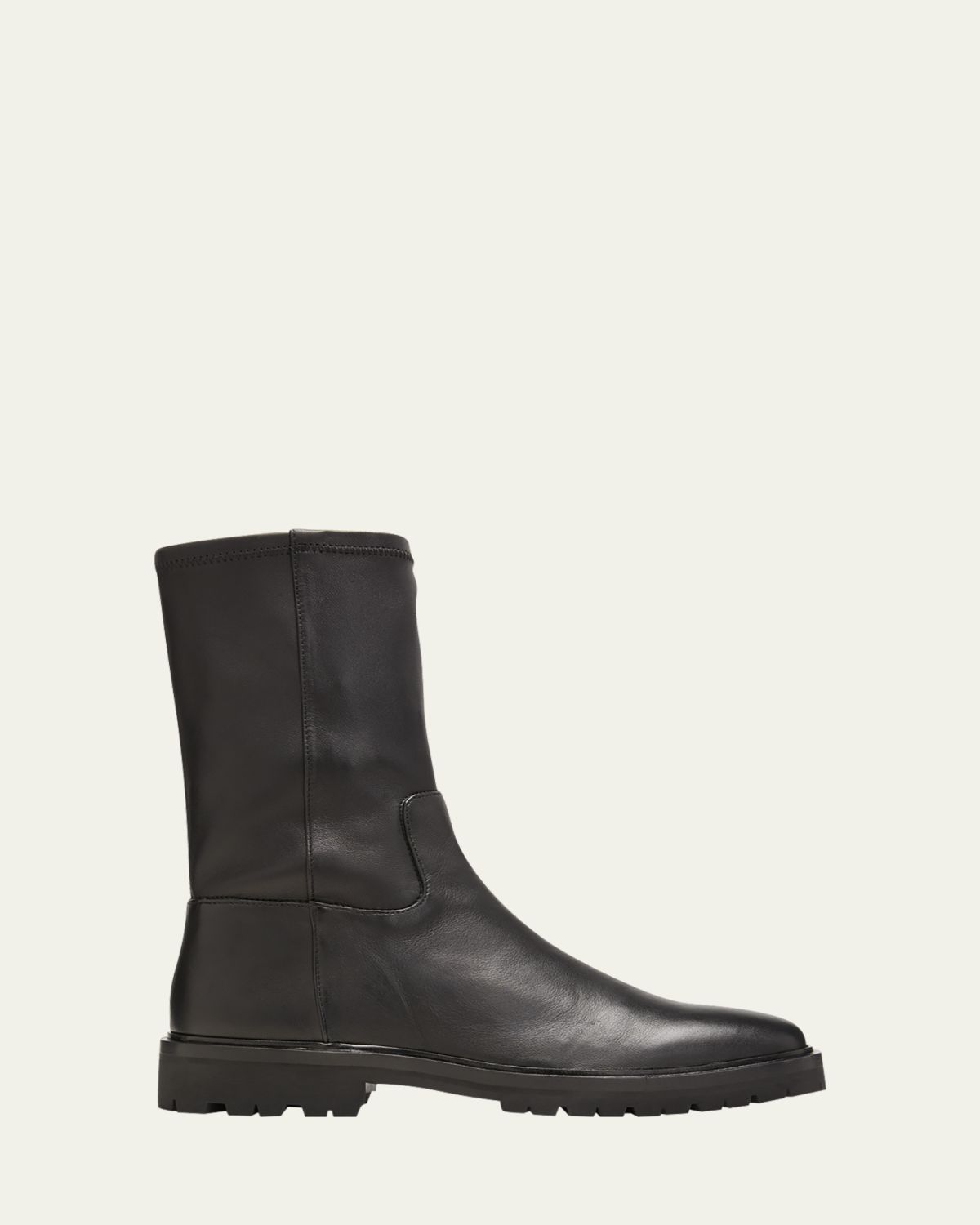 Loeffler Randall Danny Lambskin Lug-Sole Mid Boots