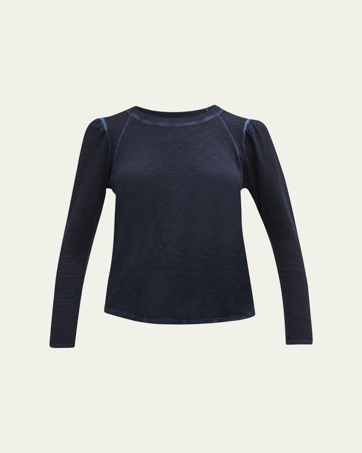 Veronica Beard Mason Long Sleeve Baseball Tee | Thumbnail 6