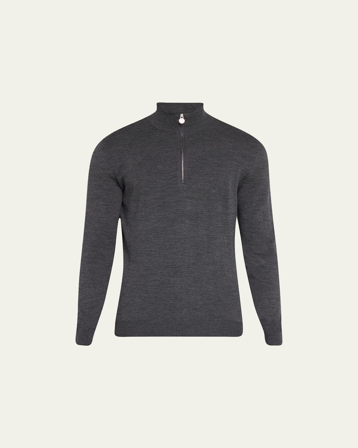 Kiton Men's Wool Half-Zip Sweater