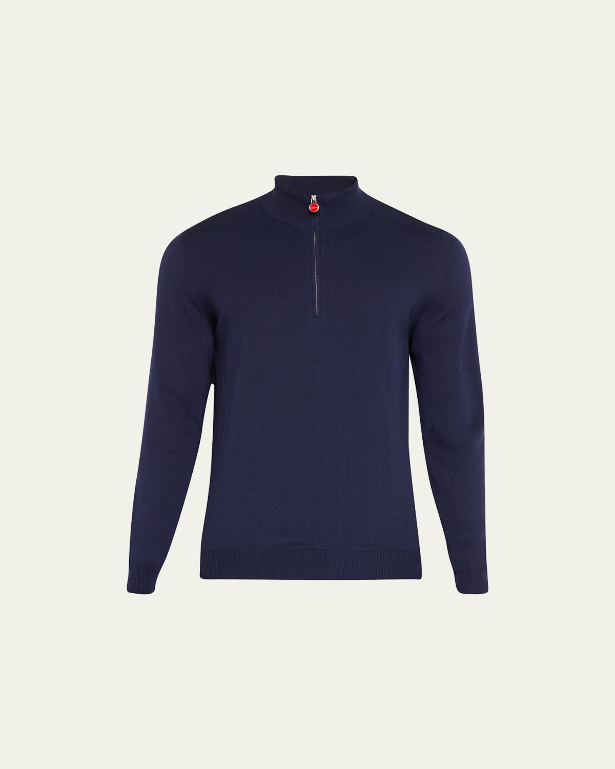 Kiton Men's Wool Half-Zip Sweater