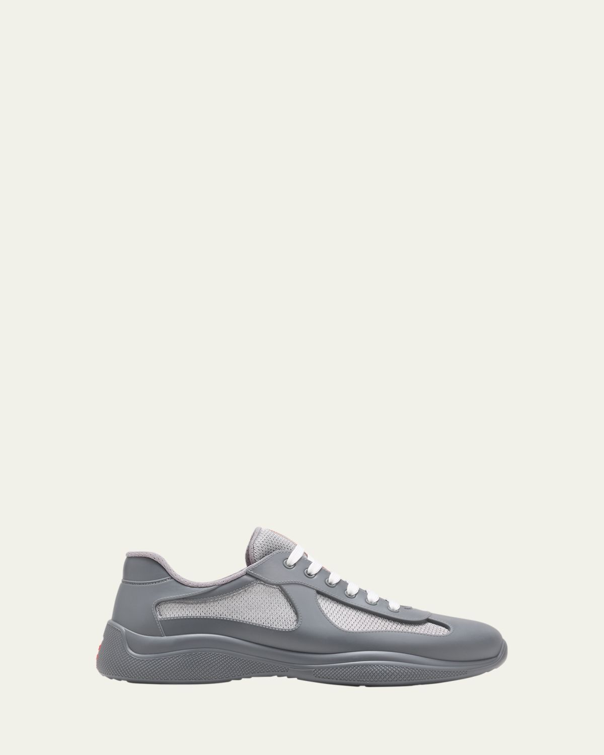 Prada Men's Americas Cup Rubber Trainer Sneakers | Thumbnail 10 Prada Men's Americas Cup Rubber Trainer Sneakers | Thumbnail 10