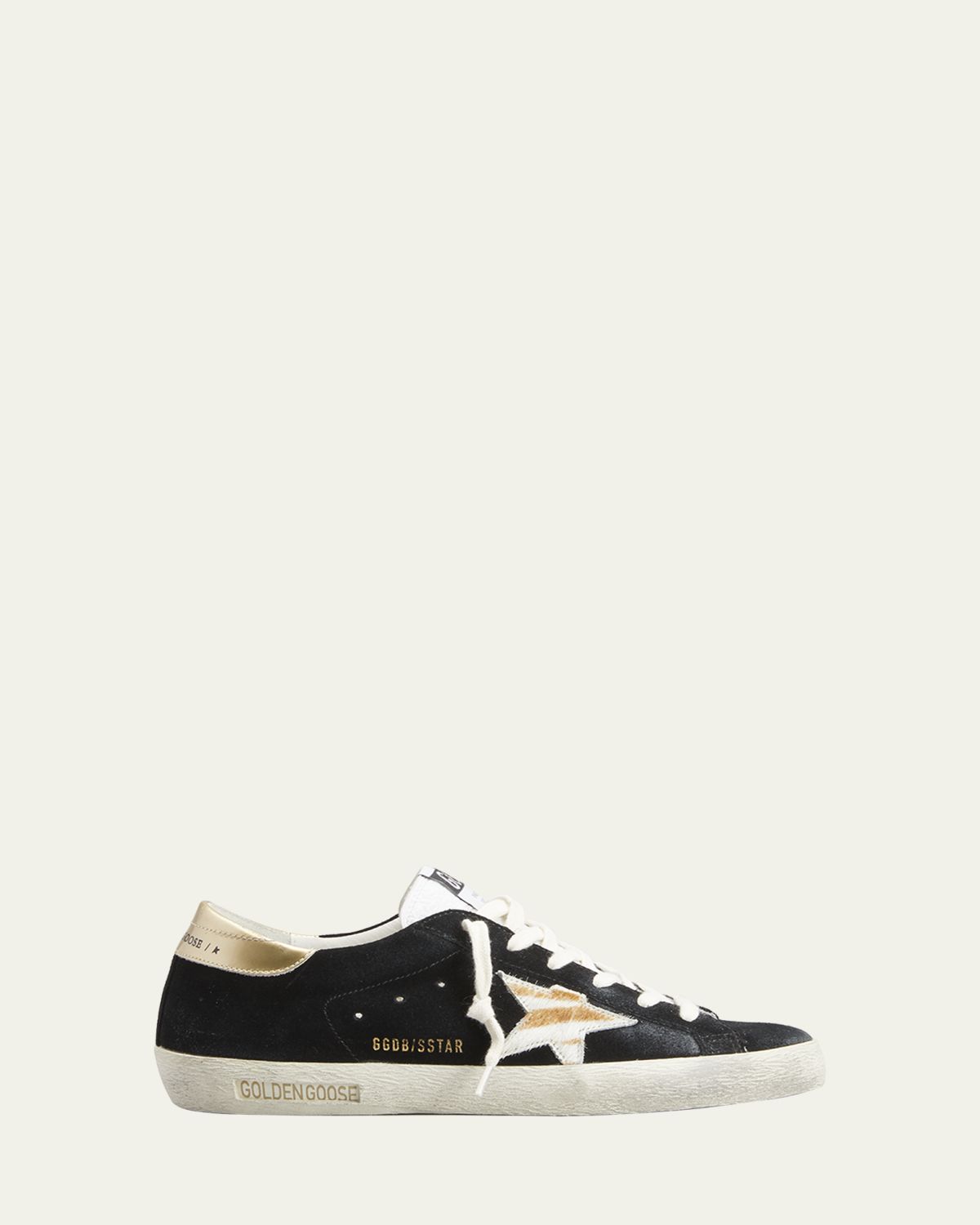 Golden Goose Superstar Mixed Zebra Low-Top Sneakers