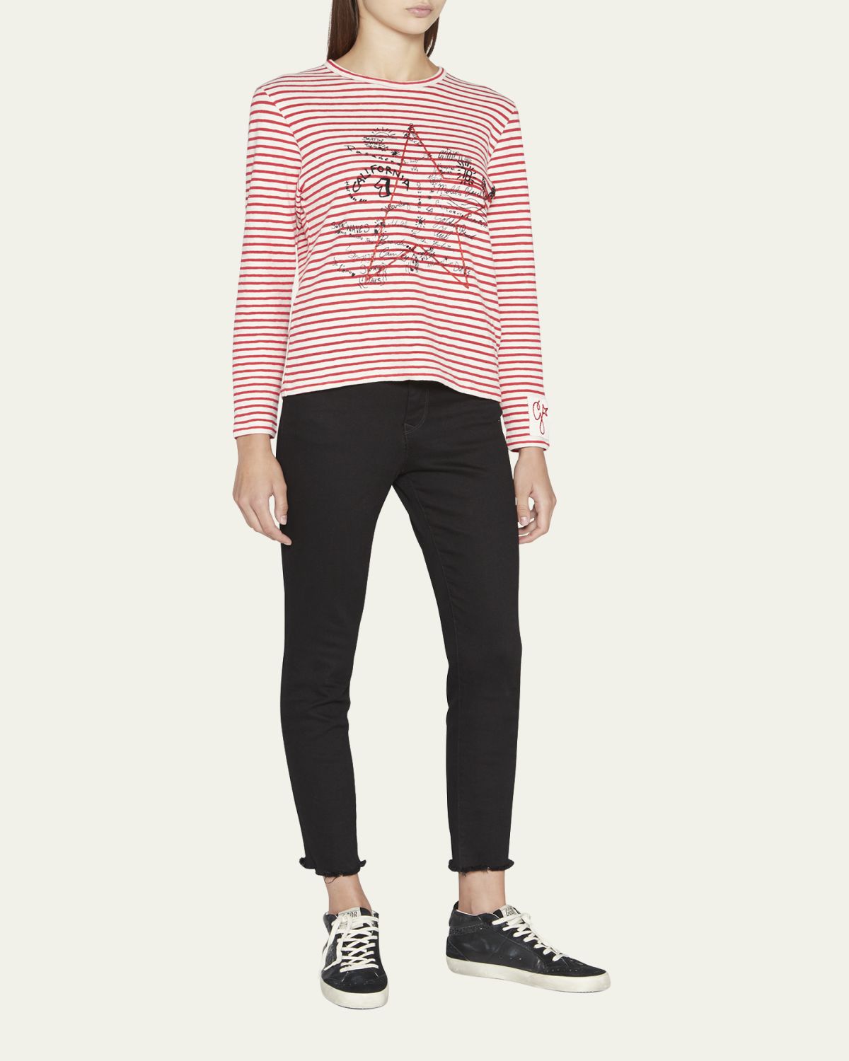 Golden Goose Mid Star Glitter Wing-Tip Sneakers | Thumbnail 3 Golden Goose Mid Star Glitter Wing-Tip Sneakers | Thumbnail 3