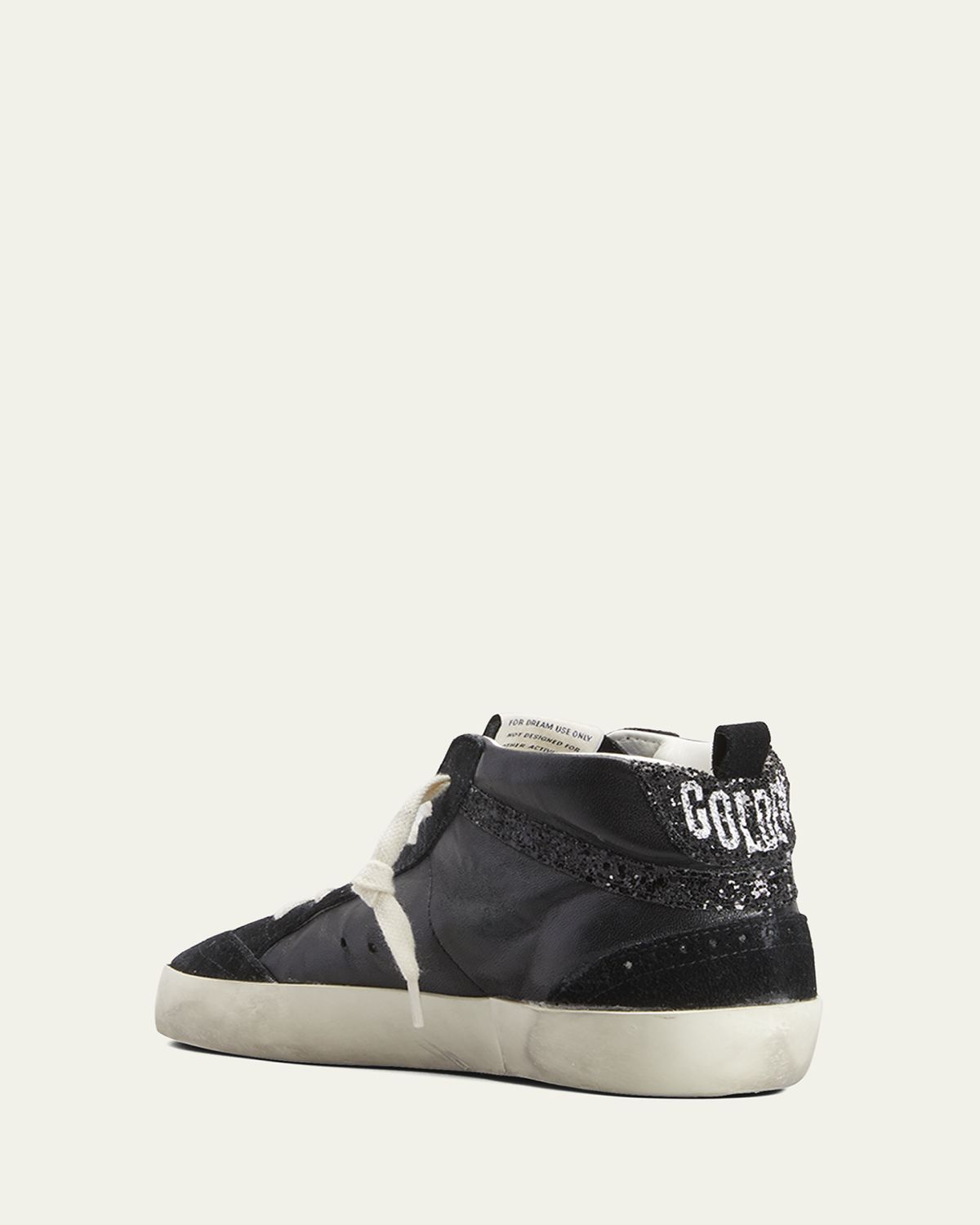 Golden Goose Mid Star Glitter Wing-Tip Sneakers | Thumbnail 4 Golden Goose Mid Star Glitter Wing-Tip Sneakers | Thumbnail 4