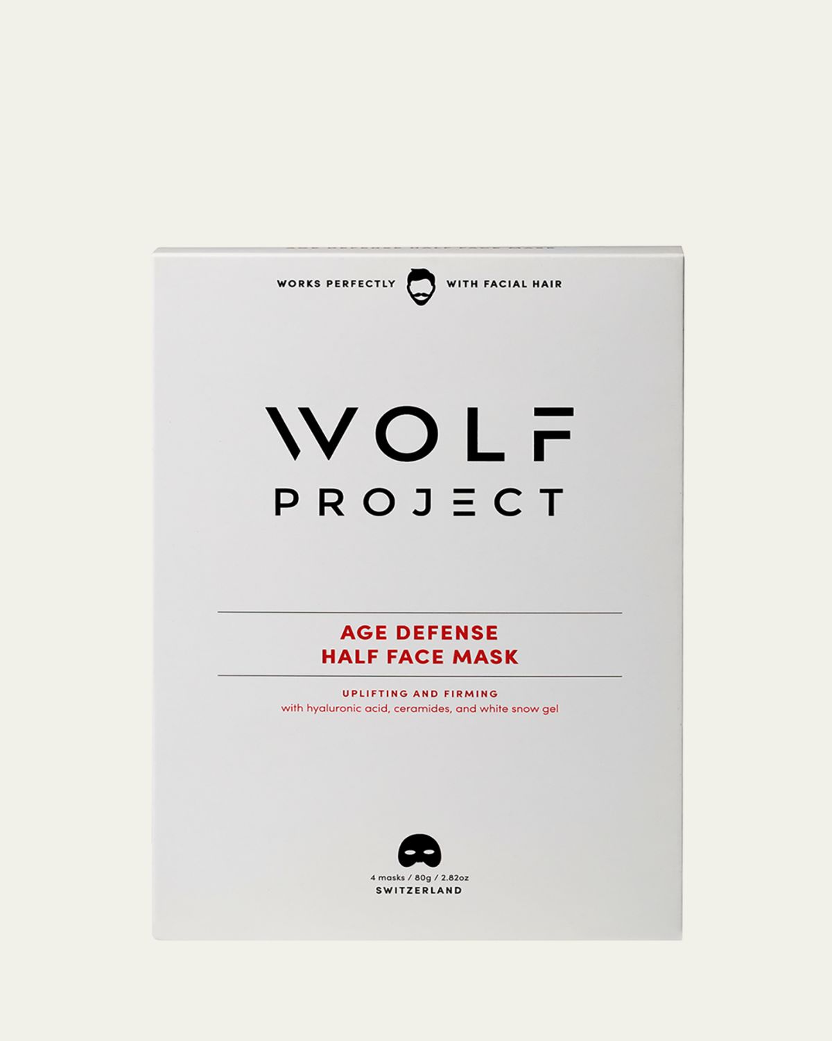 The Wolf Project Age Defense Half Face Mask, 4 Pack