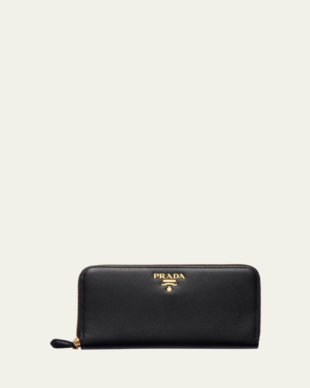 Prada Large Continental Leather Wallet