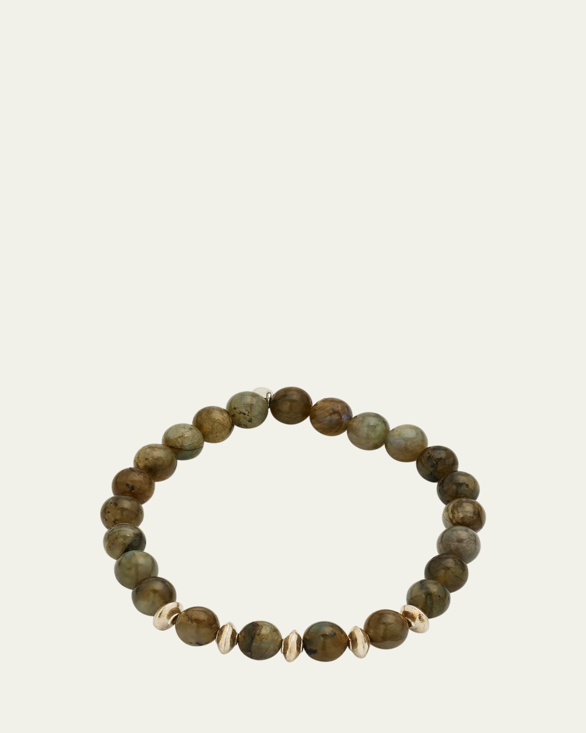 Jan Leslie Men's Labradorite Beaded Bracelet | Thumbnail 6 Jan Leslie Men's Labradorite Beaded Bracelet | Thumbnail 6