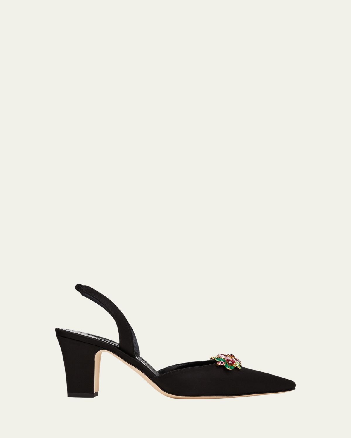 Manolo Blahnik Malak Multi Ornament Halter Pumps