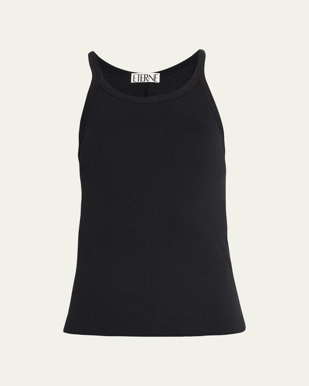 Eterne Cropped Rib Tank Top
