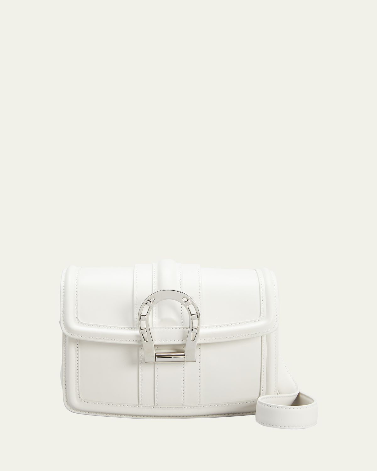 Gabriela Hearst Lucky Buckle Lambskin Shoulder Bag