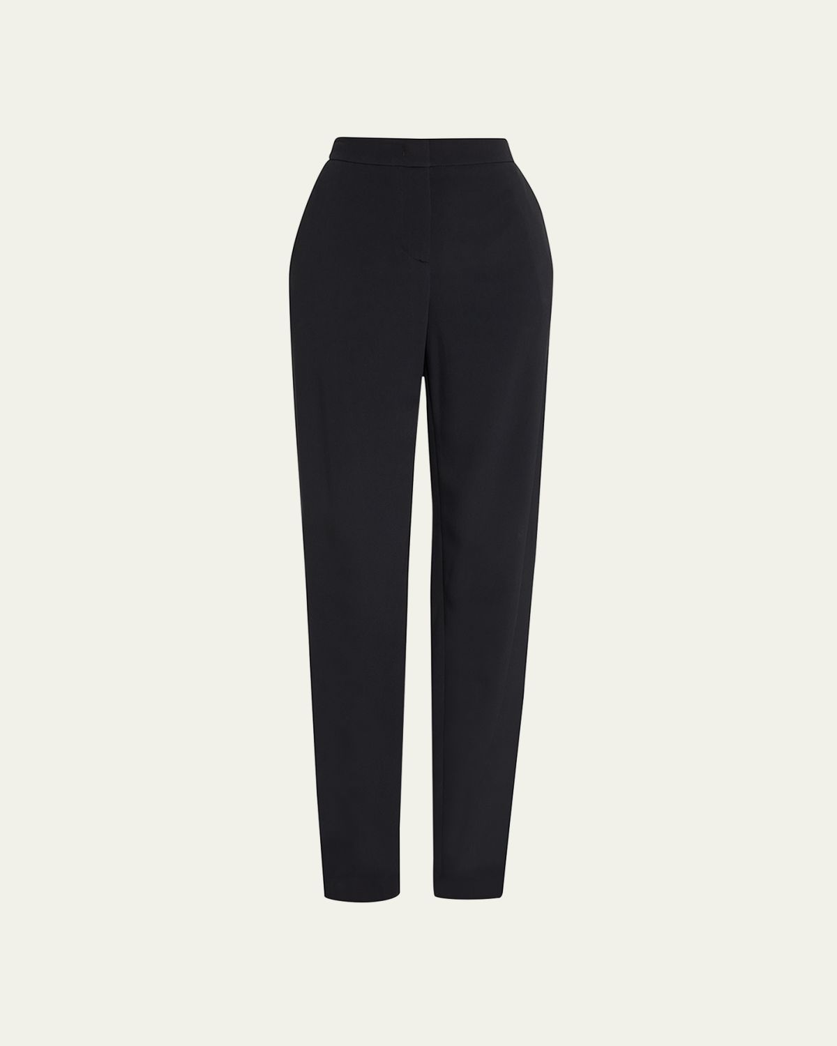 Giorgio Armani Cady Straight-Leg Trousers