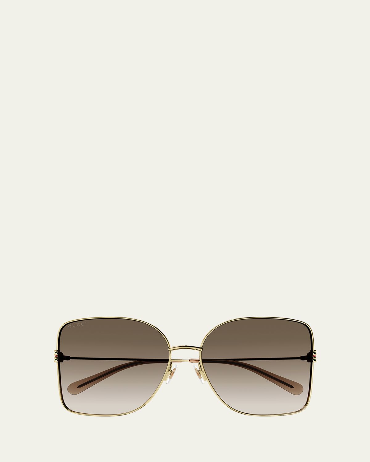 Gucci Gradient GG Metal & Acetate Butterfly Sunglasses