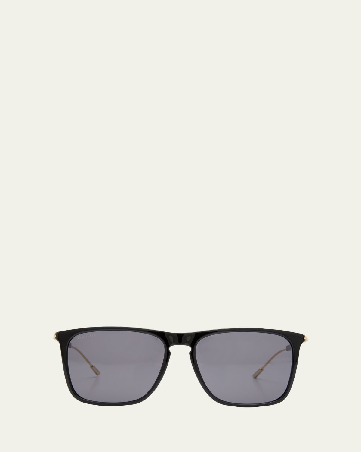 Gucci Men's Logo Plaqué Aviator Sunglasses
