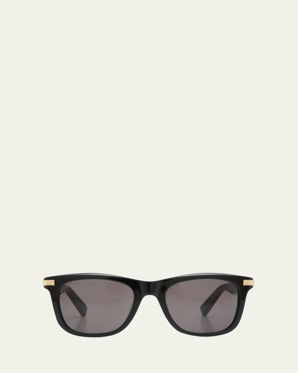 Cartier Men's Saddle Bridge Square Sunglasses