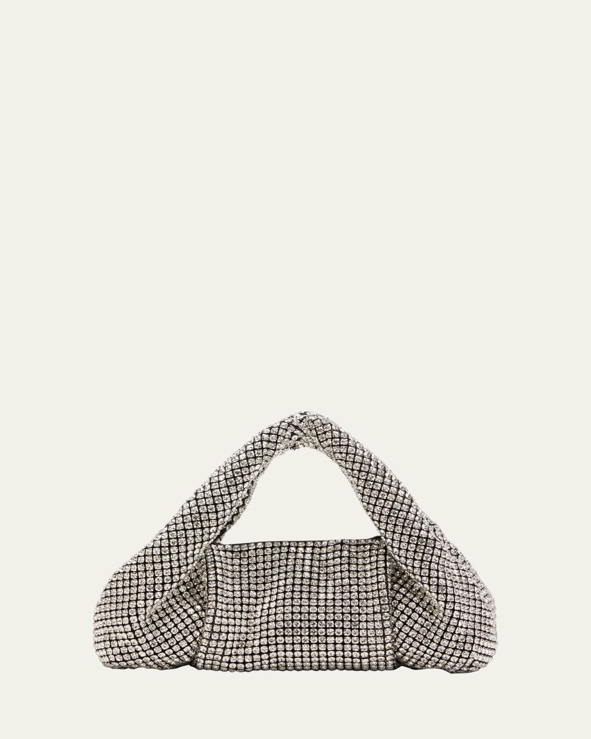 Stuart Weitzman The Moda Mini Shine Crystal Top-Handle Bag