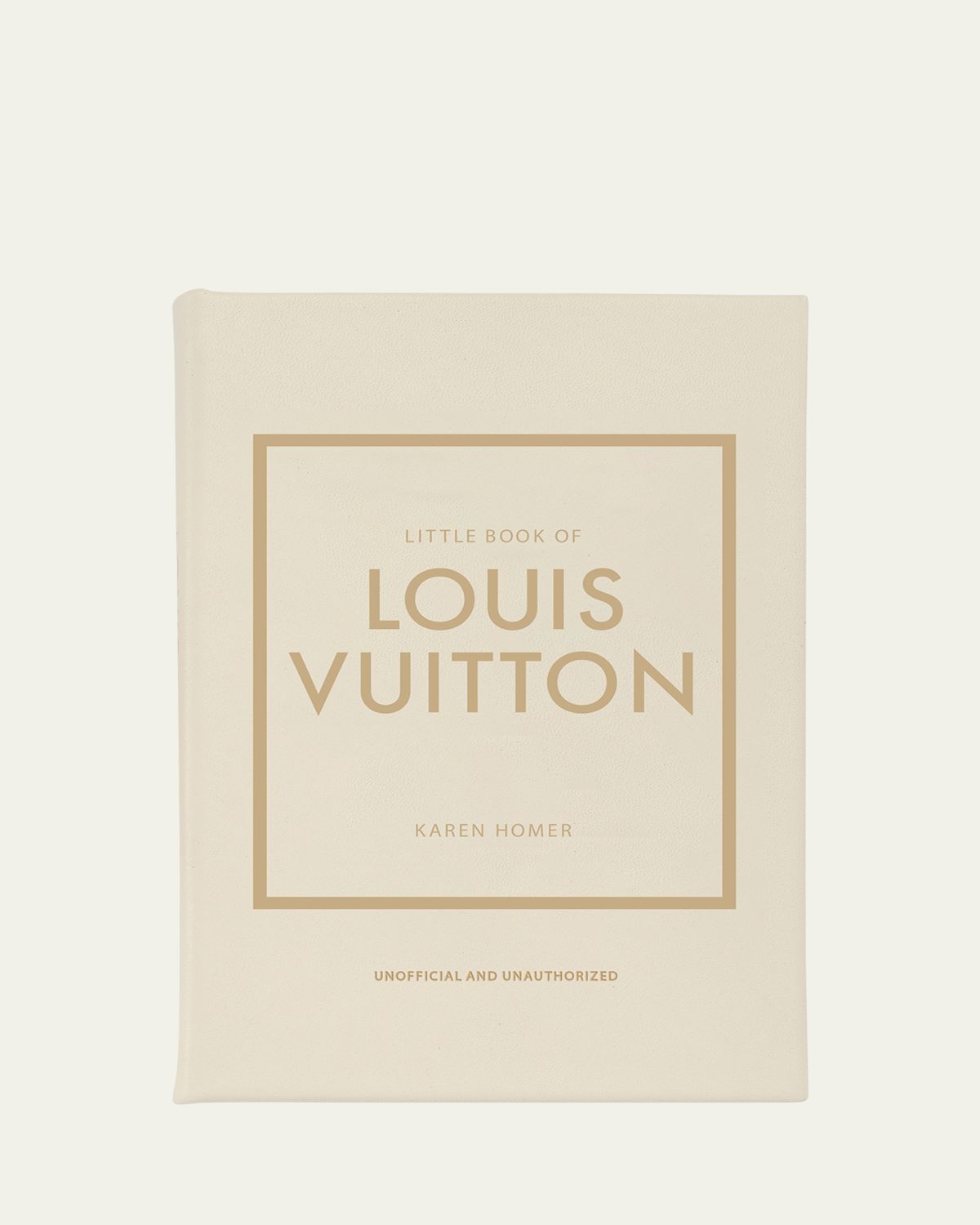 Graphic Image "Little Book of Louis Vuitton" Leather Bound Book