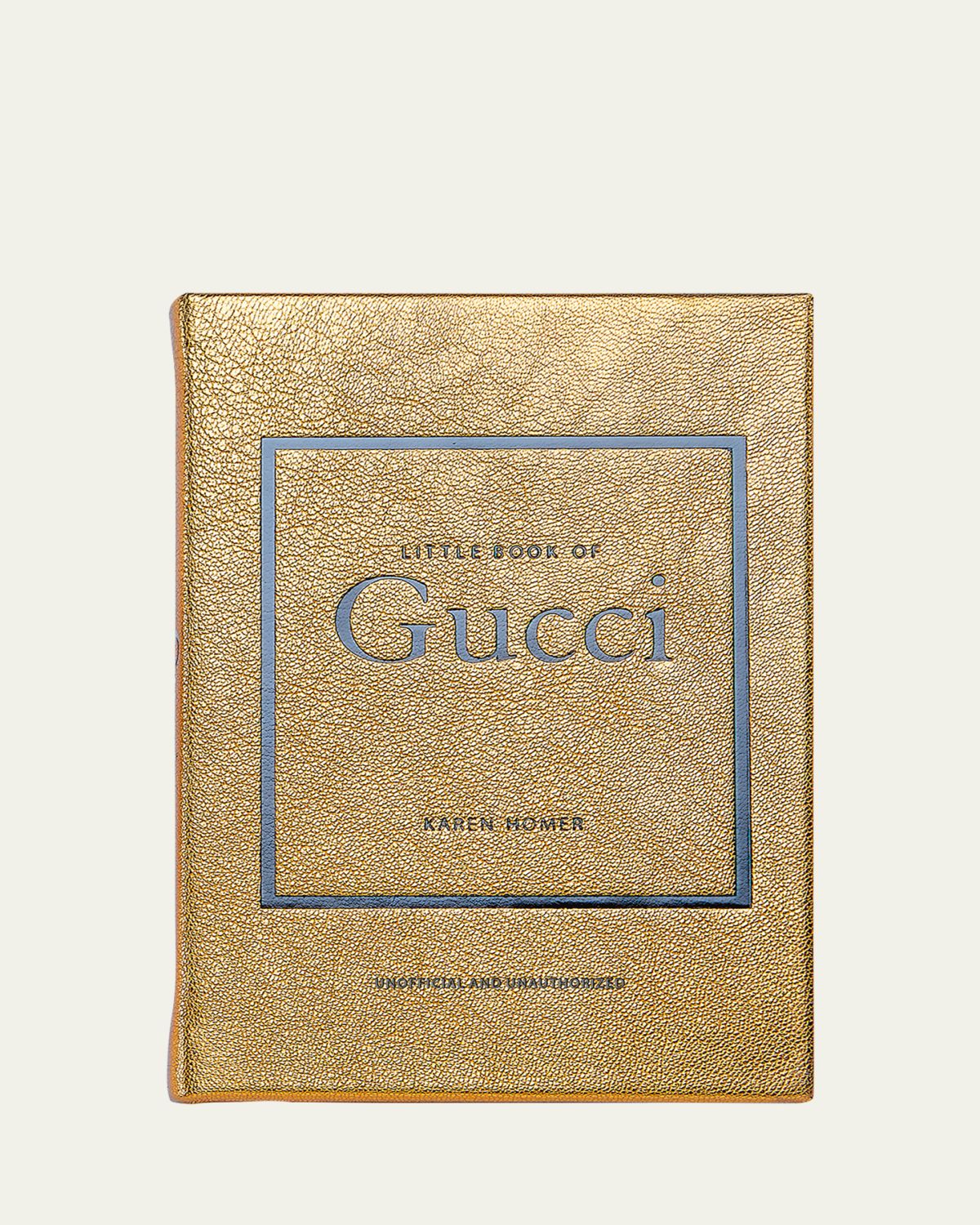 Graphic Image "Little Book of Gucci" Leather Bound Book