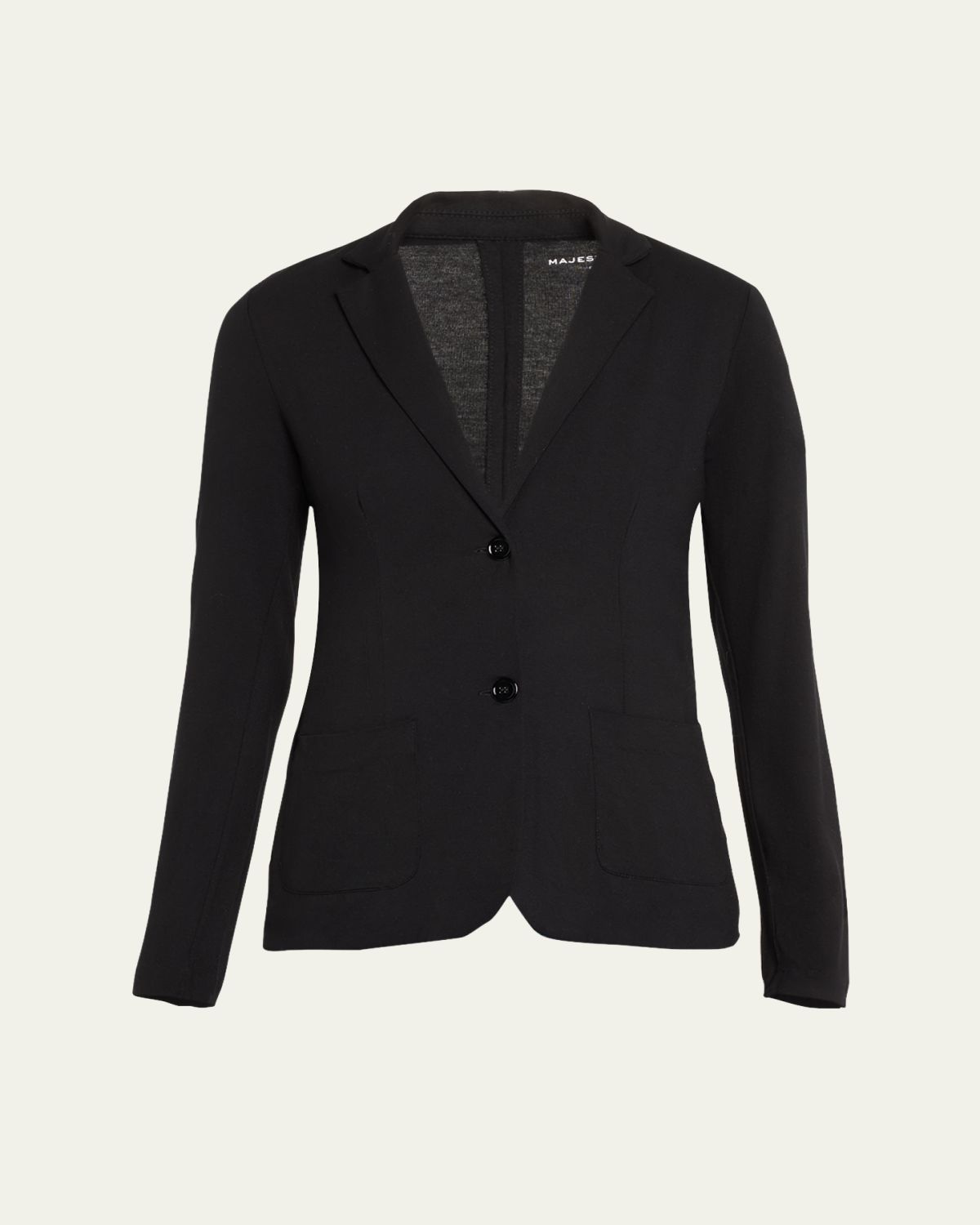 Majestic Filatures Soft Touch Two-Button Blazer