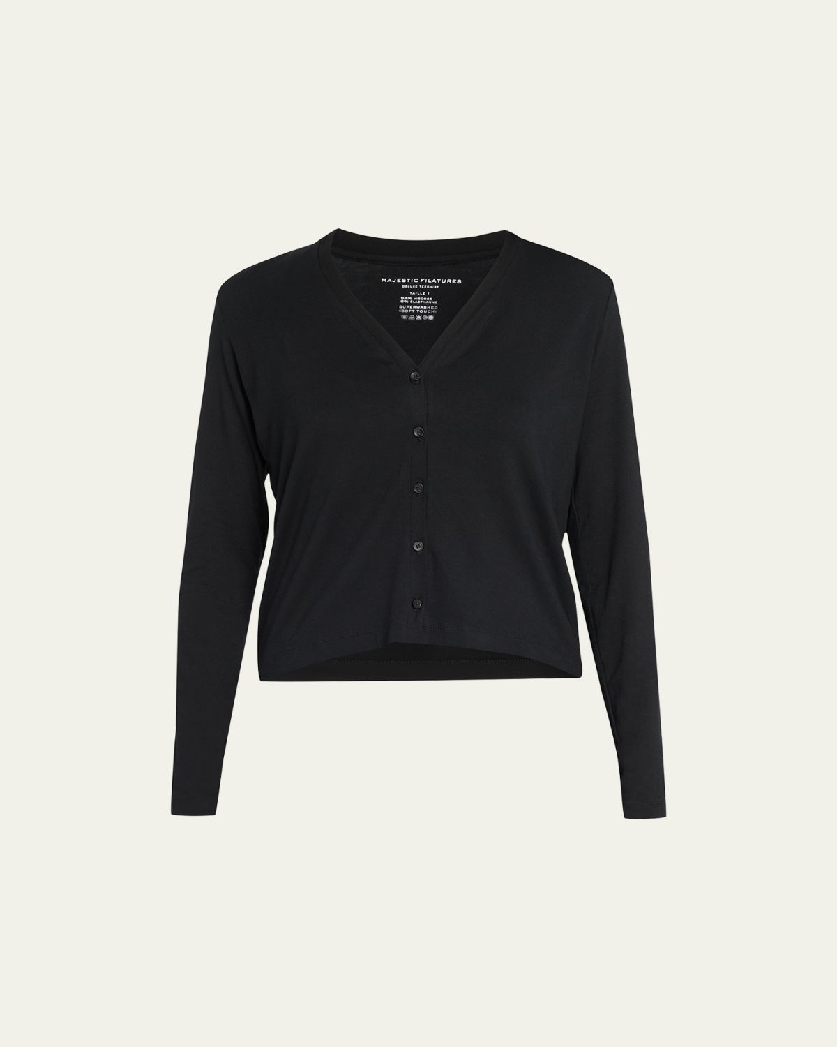 Majestic Filatures Soft Touch Button-Front Cardigan | Thumbnail 6