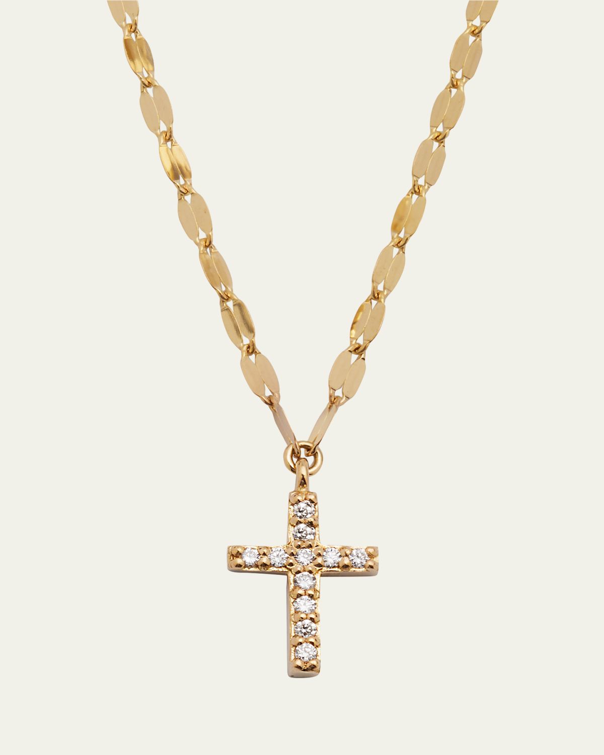 Lana 14K Gold Flawless Mini Cross Pendant Necklace | Thumbnail 5