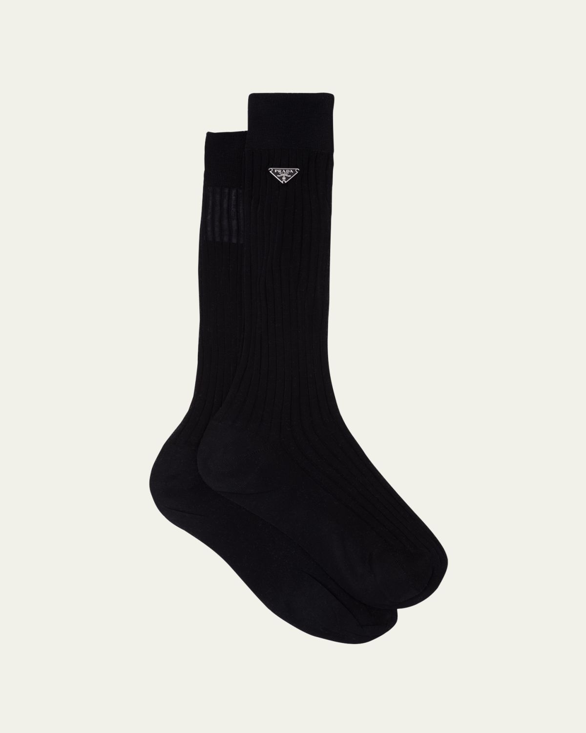 Prada Superfine Ribbed Socks