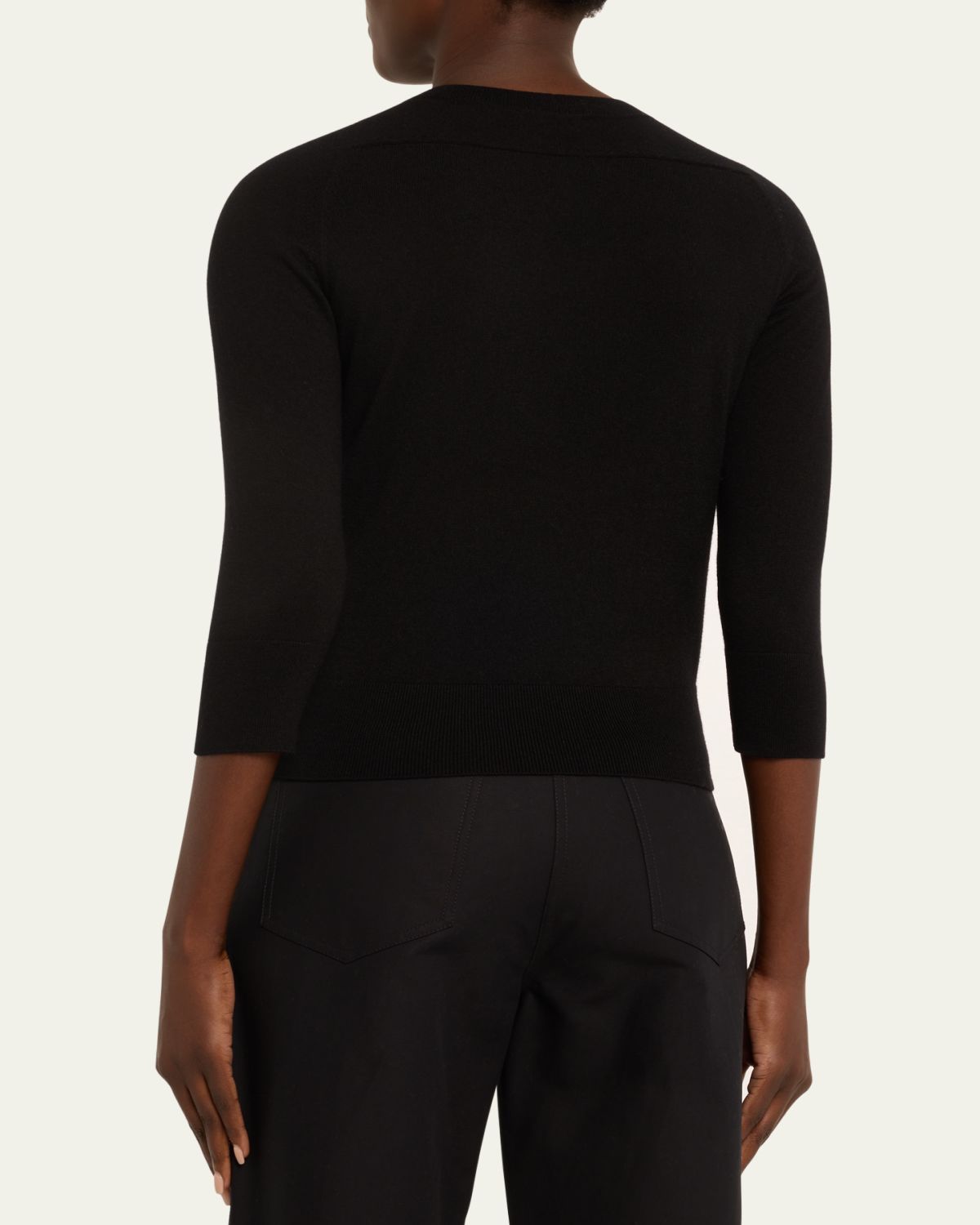 Loro Piana Girocollo Manica Neo Piuma Cashmere Sweater | Thumbnail 3 Loro Piana Girocollo Manica Neo Piuma Cashmere Sweater | Thumbnail 3