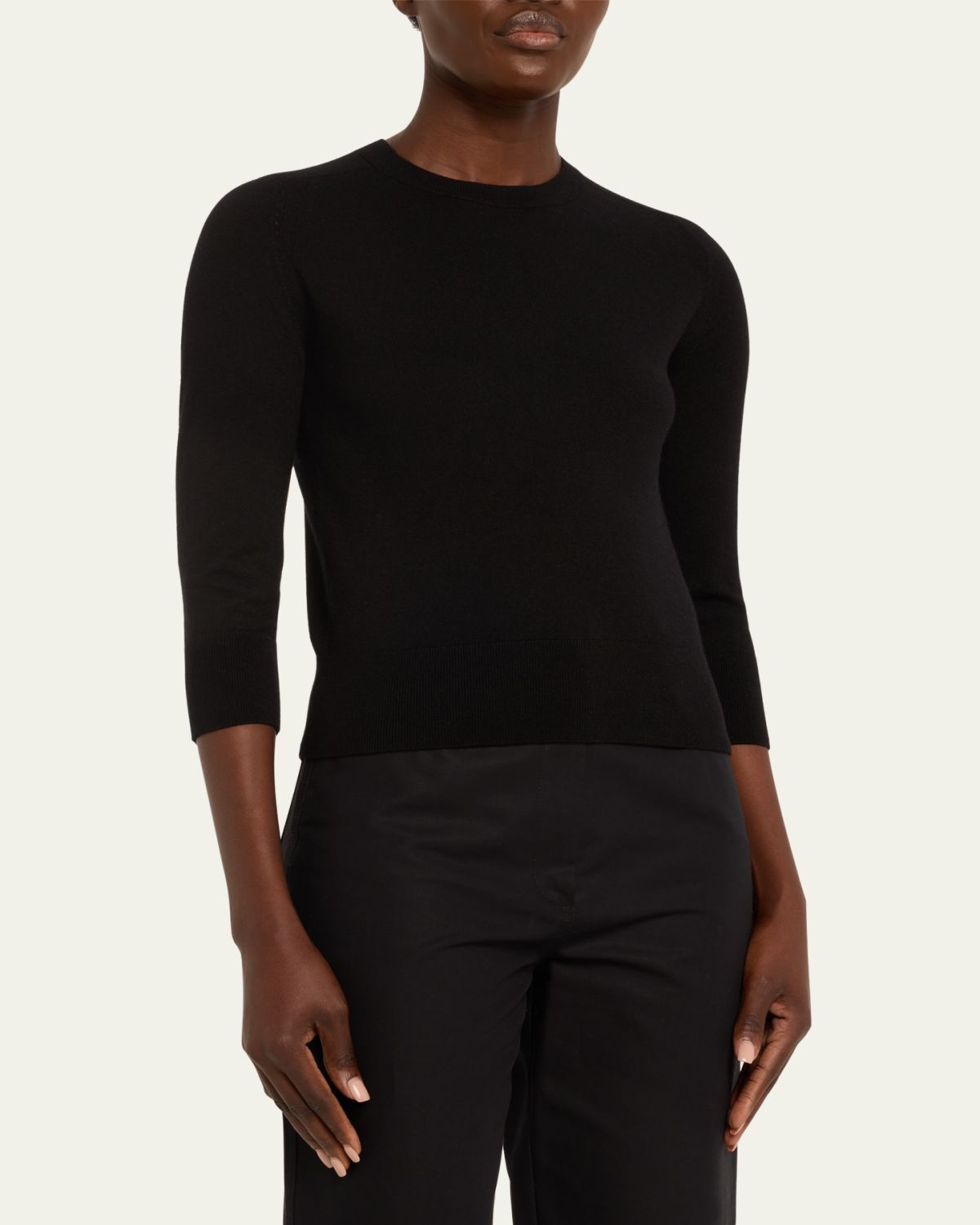 Loro Piana Girocollo Manica Neo Piuma Cashmere Sweater | Thumbnail 4 Loro Piana Girocollo Manica Neo Piuma Cashmere Sweater | Thumbnail 4