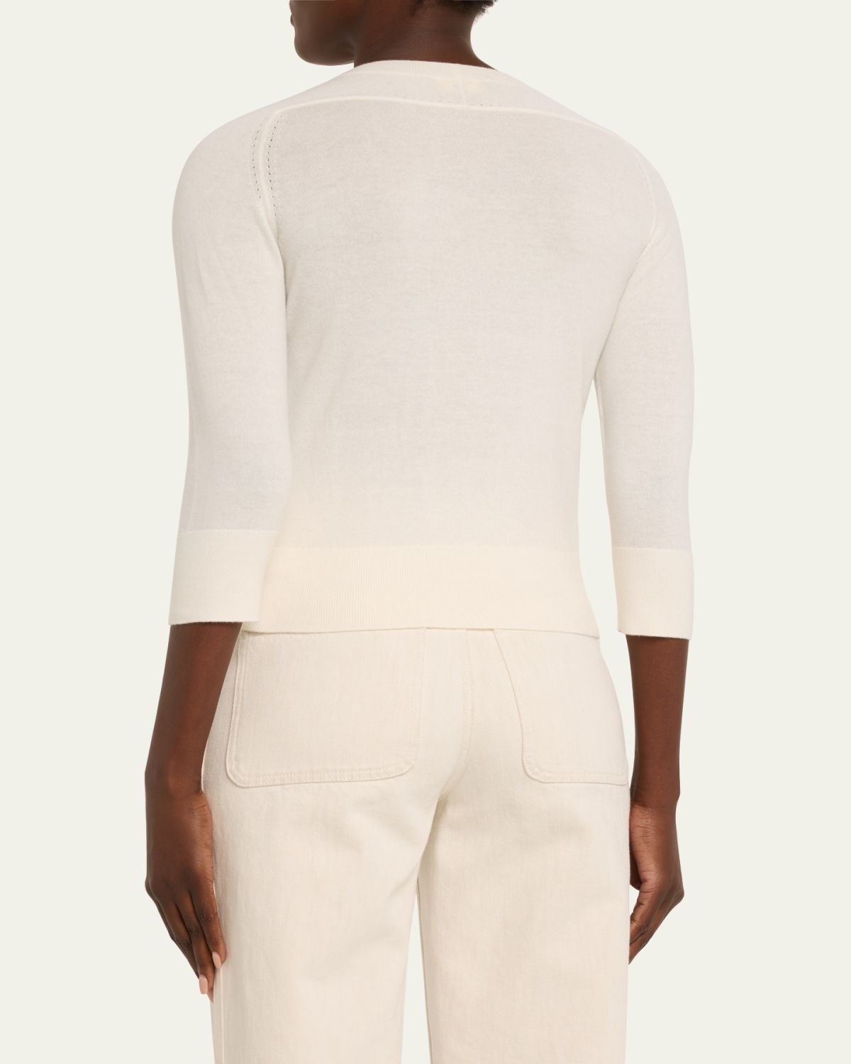 Loro Piana Girocollo Manica Neo Piuma Cashmere Sweater | Thumbnail 3