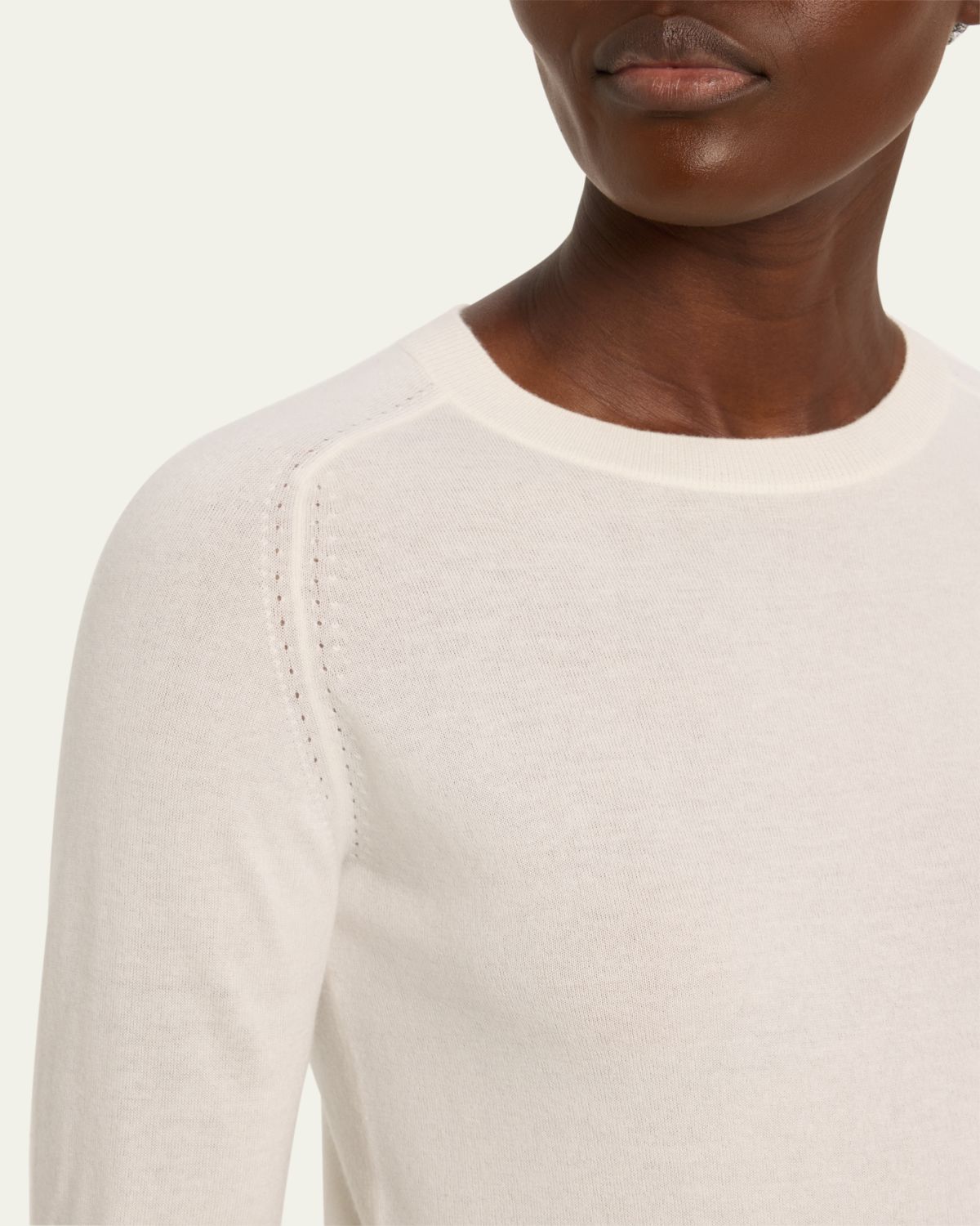 Loro Piana Girocollo Manica Neo Piuma Cashmere Sweater | Thumbnail 5