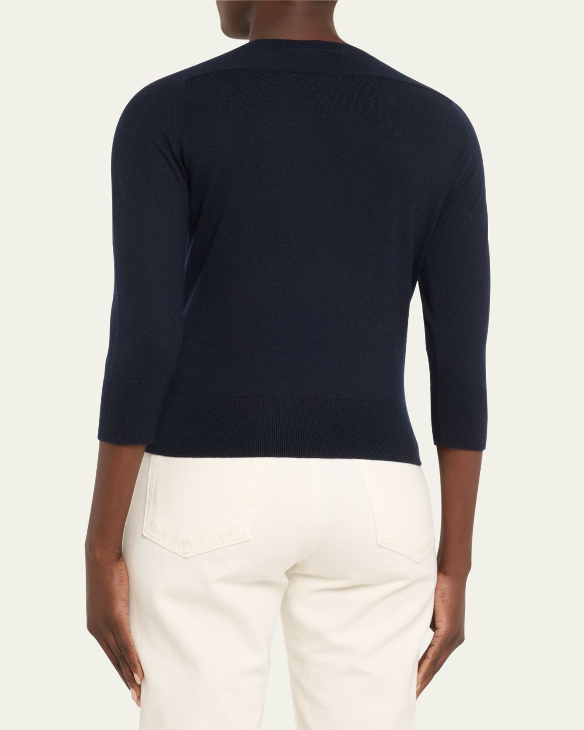 Loro Piana Girocollo Manica Neo Piuma Cashmere Sweater | Thumbnail 3