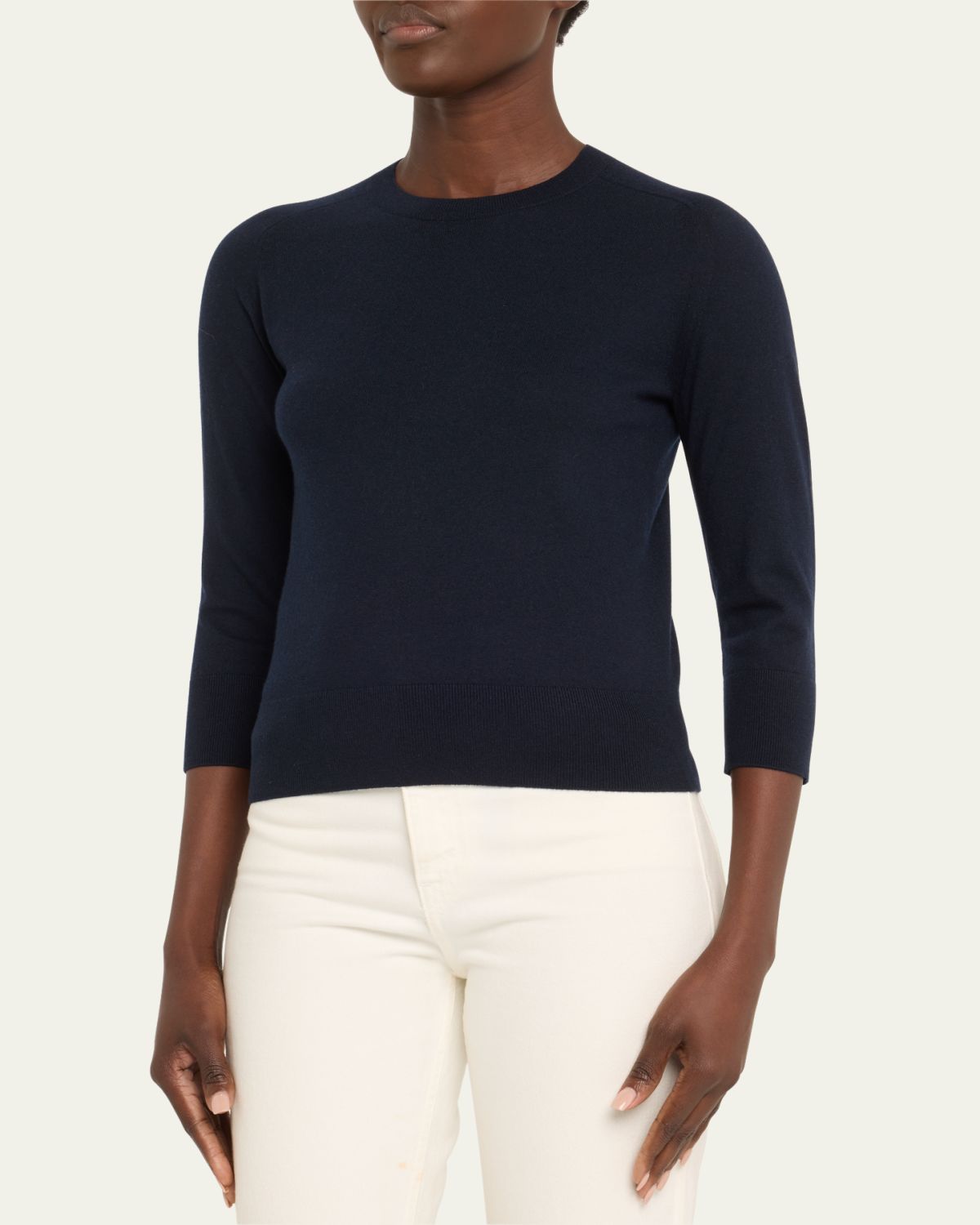 Loro Piana Girocollo Manica Neo Piuma Cashmere Sweater | Thumbnail 4