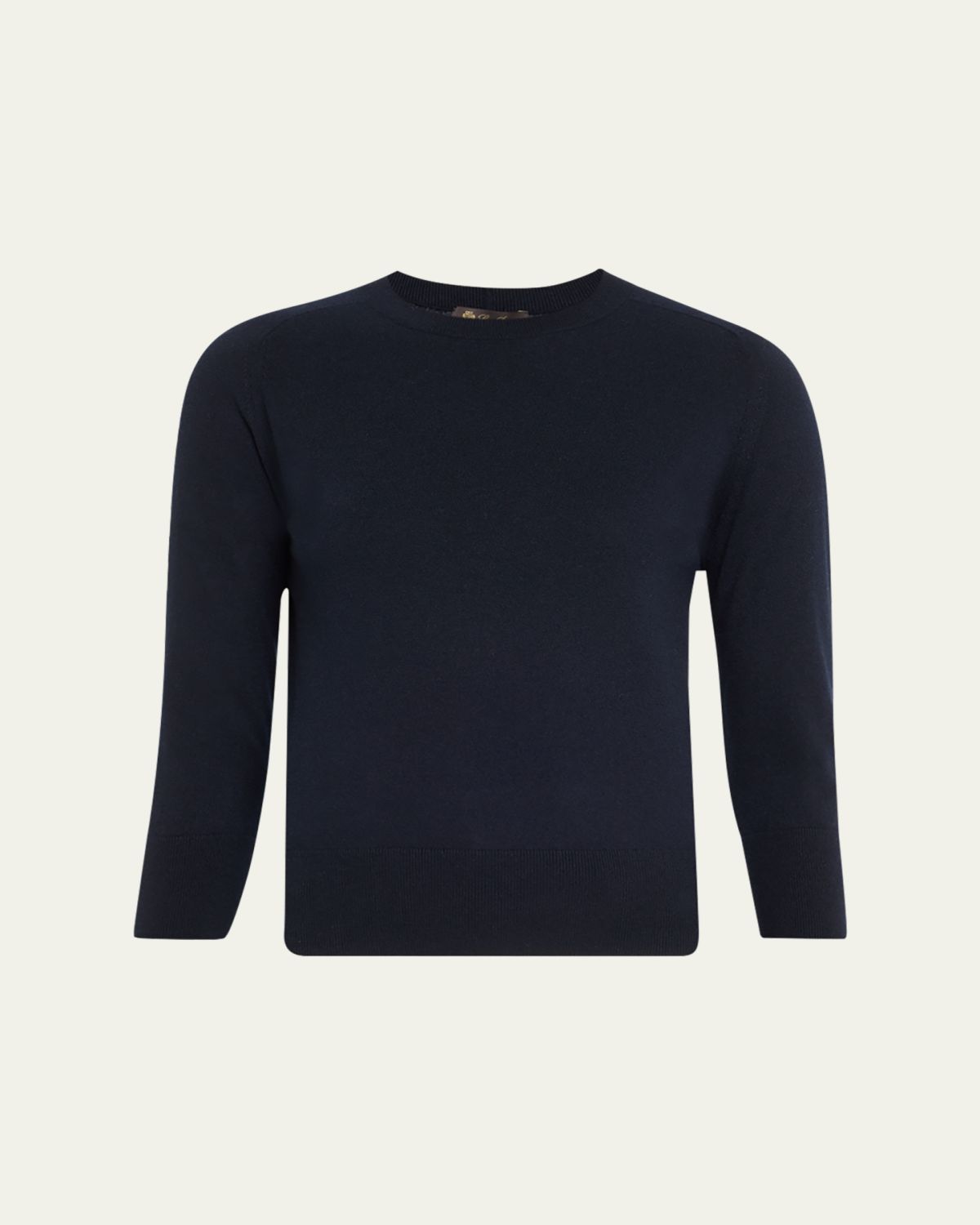 Loro Piana Girocollo Manica Neo Piuma Cashmere Sweater