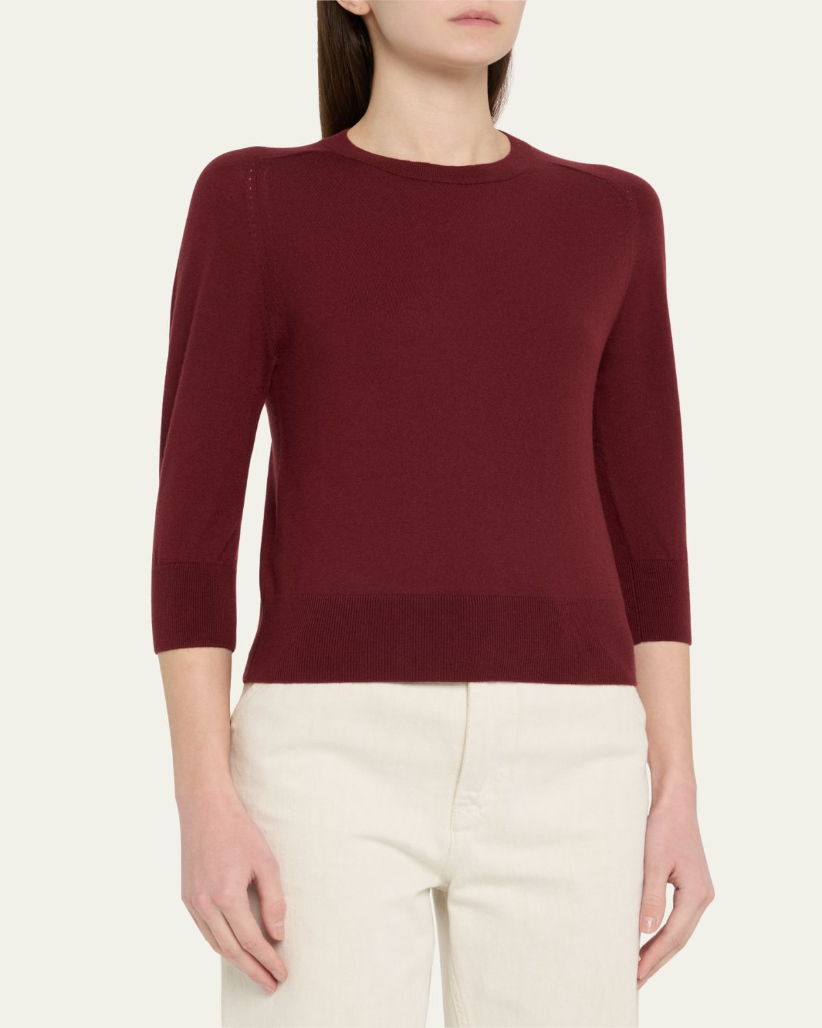 Loro Piana Girocollo Manica Neo Piuma Cashmere Sweater | Thumbnail 8 Loro Piana Girocollo Manica Neo Piuma Cashmere Sweater | Thumbnail 8