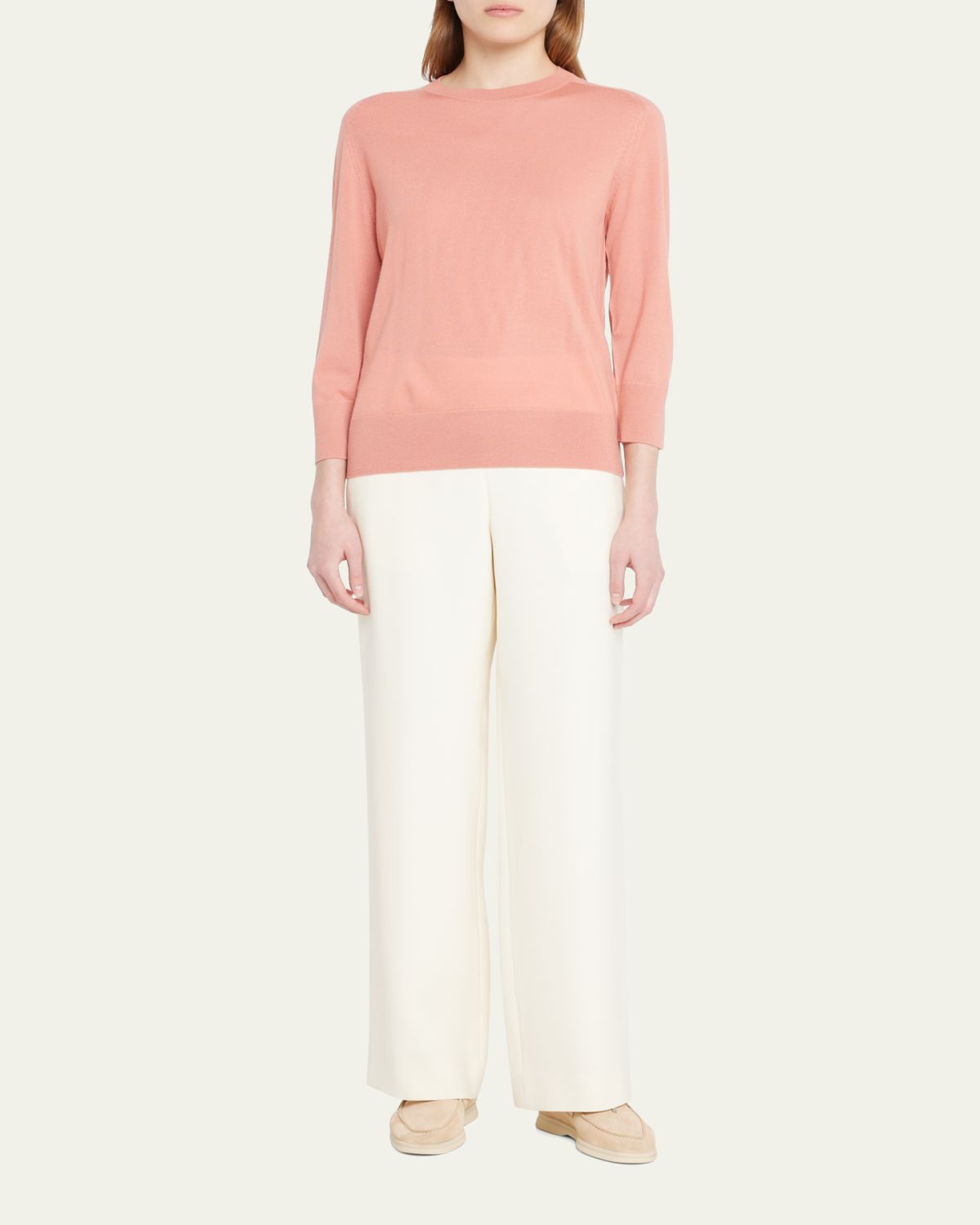 Loro Piana Girocollo Manica Neo Piuma Cashmere Sweater | Thumbnail 10 Loro Piana Girocollo Manica Neo Piuma Cashmere Sweater | Thumbnail 10