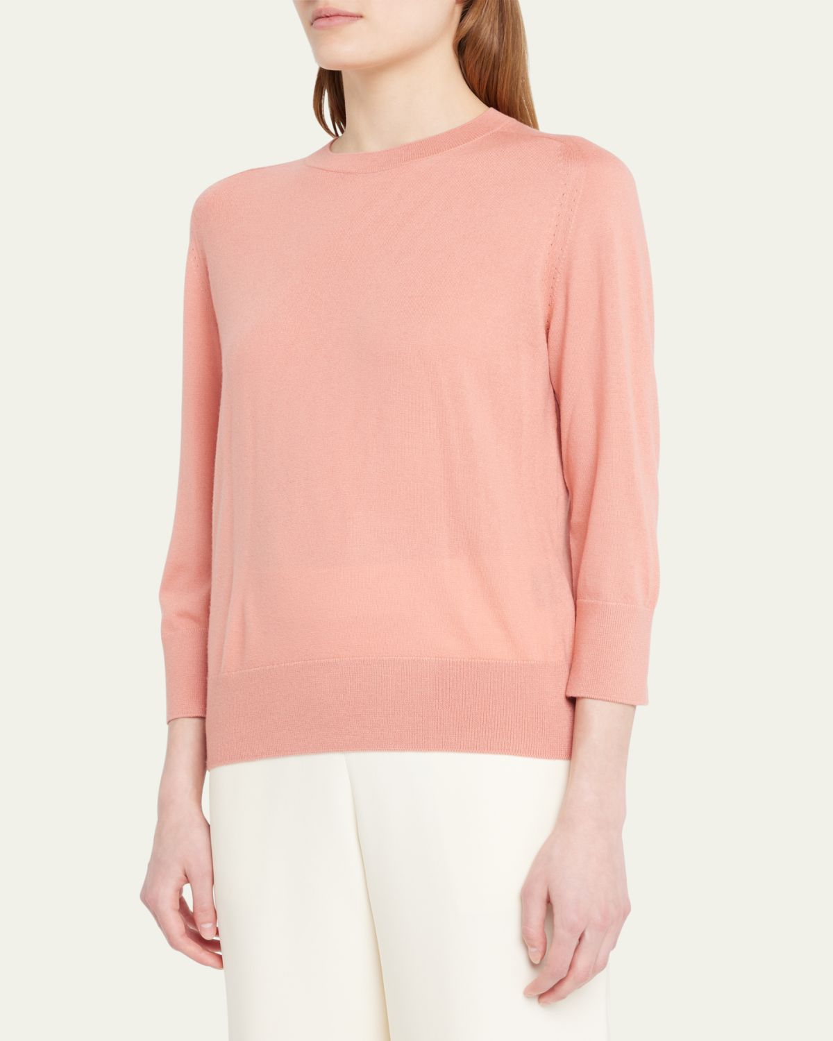 Loro Piana Girocollo Manica Neo Piuma Cashmere Sweater | Thumbnail 12 Loro Piana Girocollo Manica Neo Piuma Cashmere Sweater | Thumbnail 12
